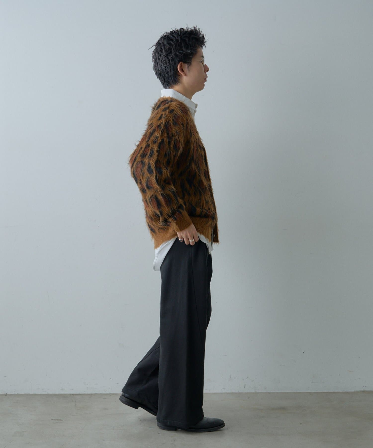 Kastane(カスタネ) 【WHIMSIC/2サイズ展開/新色追加】シャギーニットカーディガン