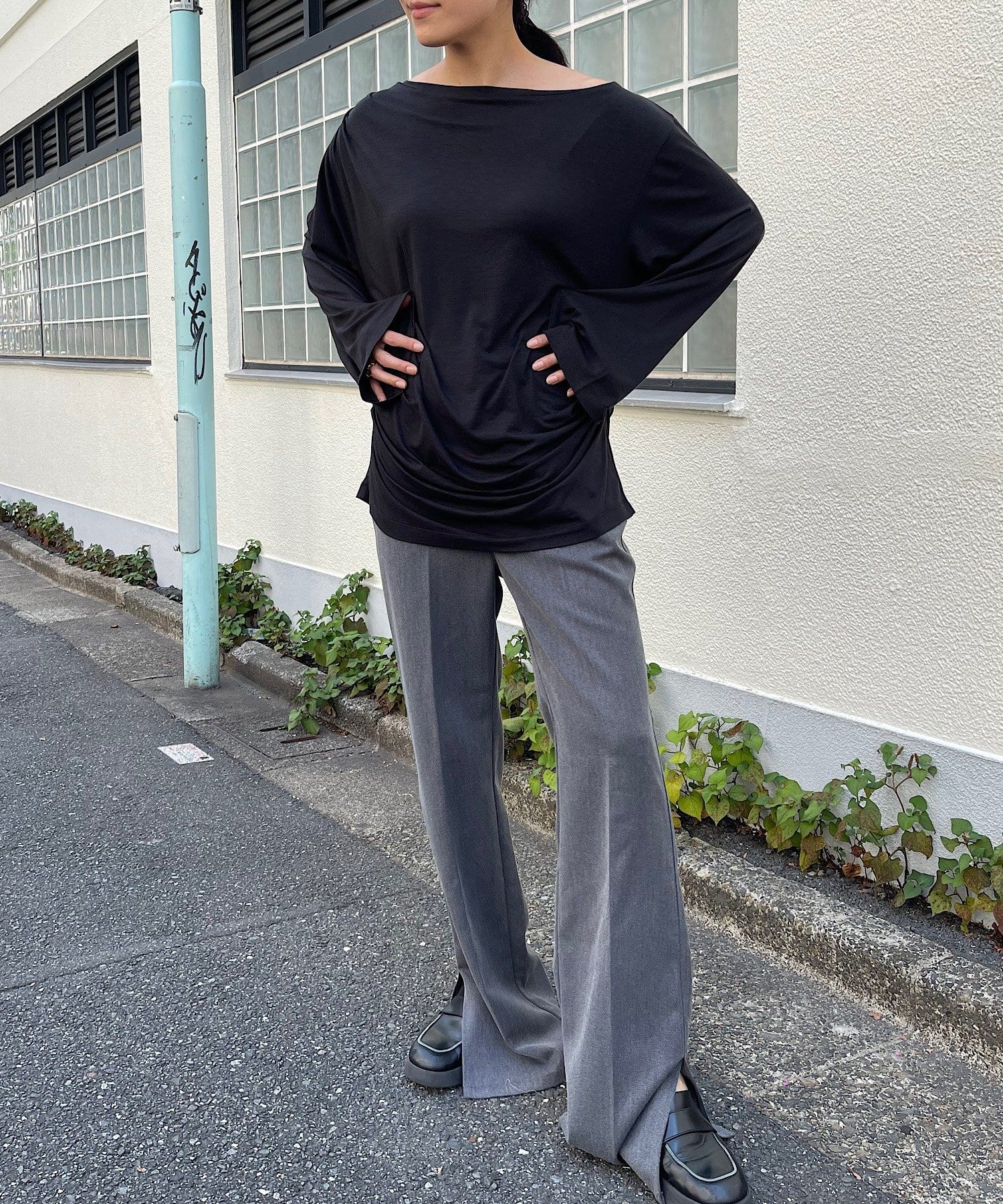 Pasterip(パセリ) 【Layering set】Loose tee& Twist tank