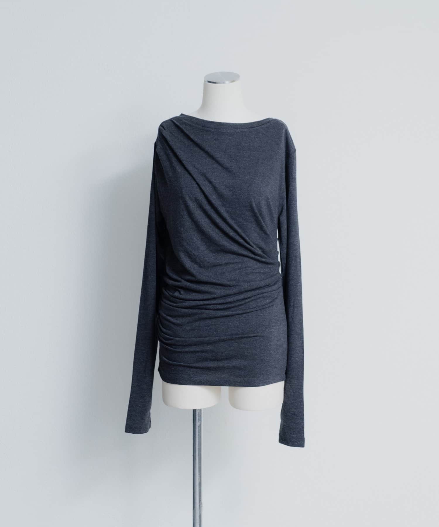 Pasterip(パセリ) 【Layering set】 Gathering tee & skirt
