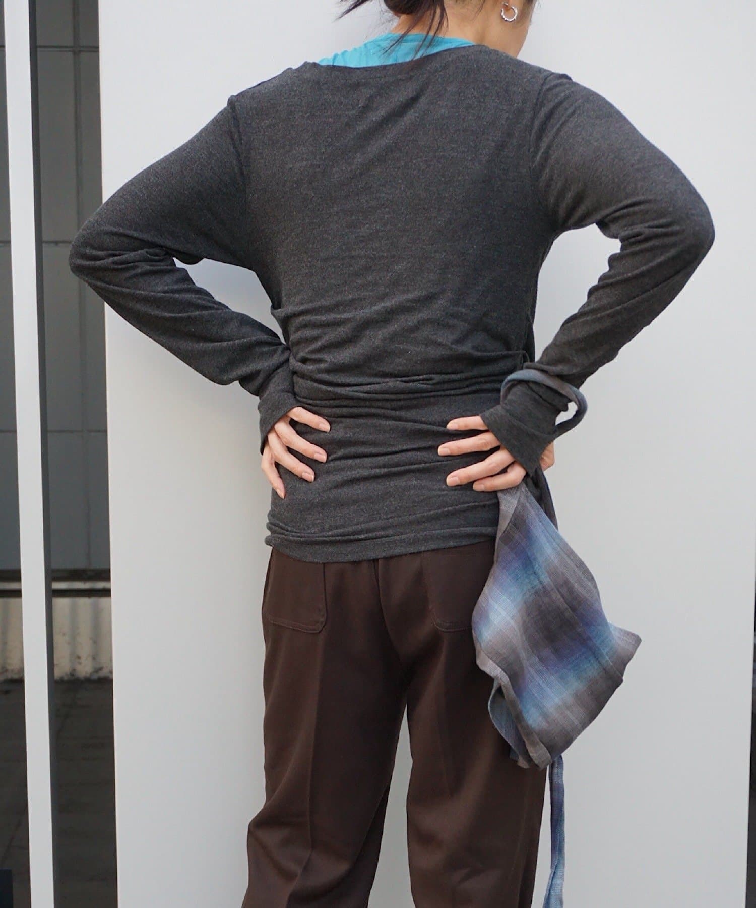 Pasterip(パセリ) 【Layering set】 Gathering tee & skirt