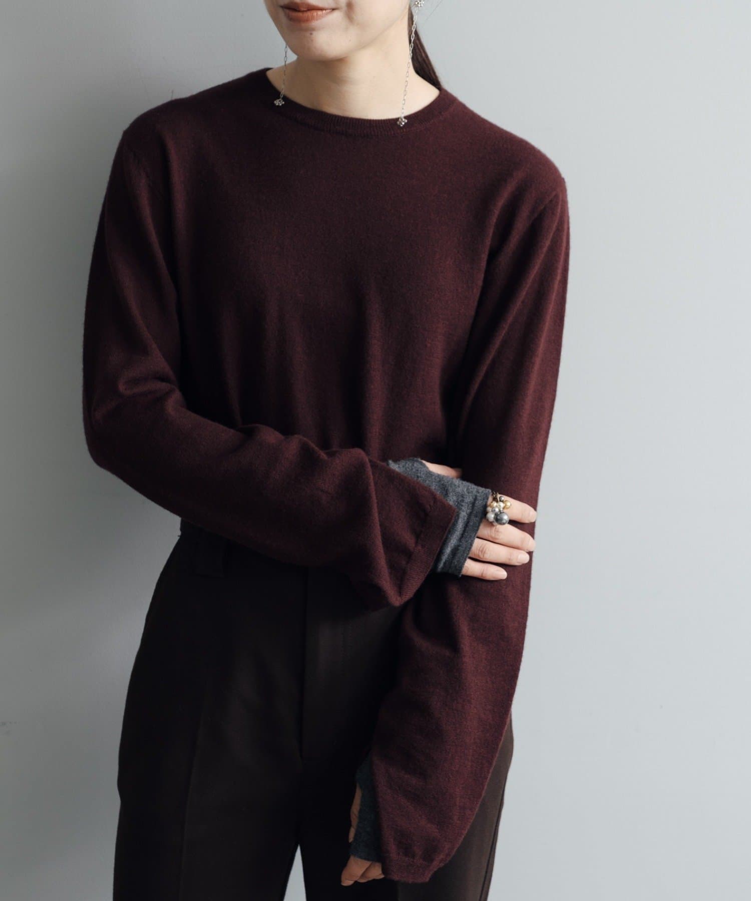 Pasterip(パセリ) 【Layering set】 Wool cropped  & arm cover