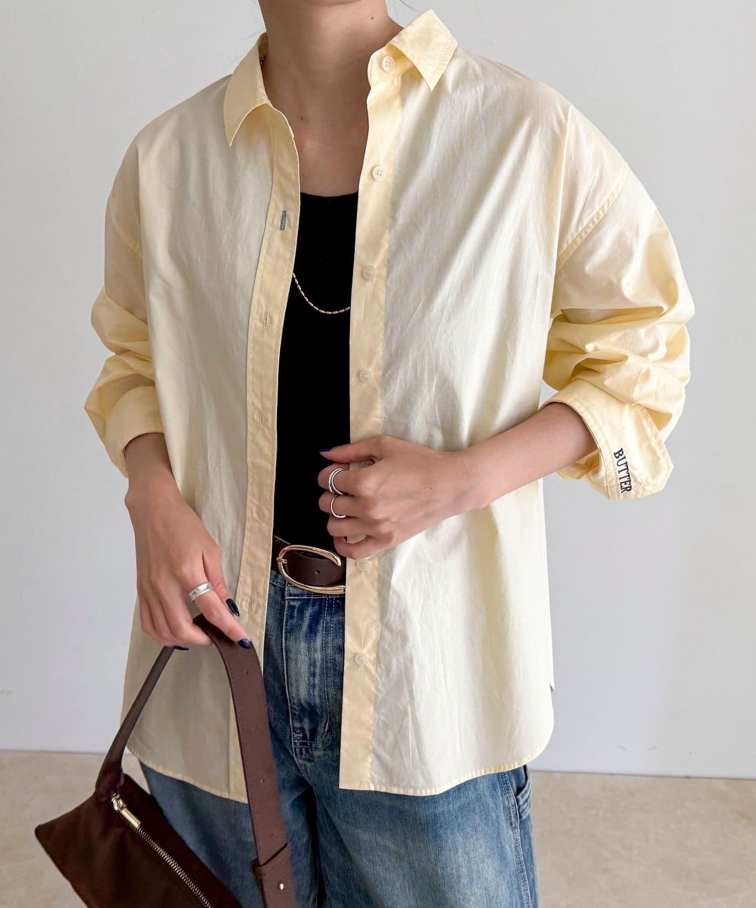 FREDY & GLOSTER(フレディ アンド グロスター) ベーシックエンブロイダリーシャツ