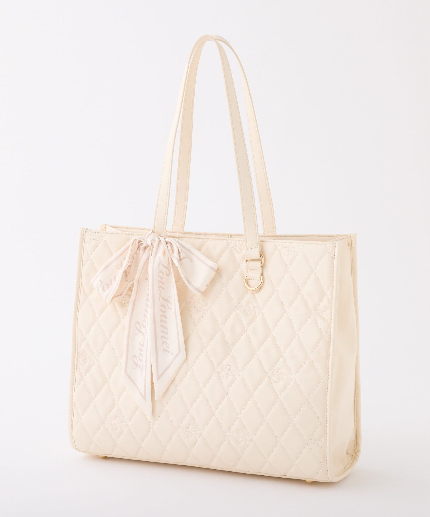 one after another NICE CLAUP(ワンアフターアナザー ナイスクラップ) 【LouLoumei】スカーフ付きキャリーオントート/自立可能