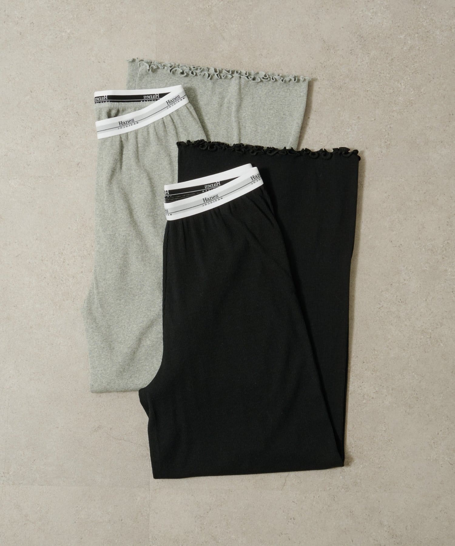 Omekashi(オメカシ) Hanes ロングワイドパンツ