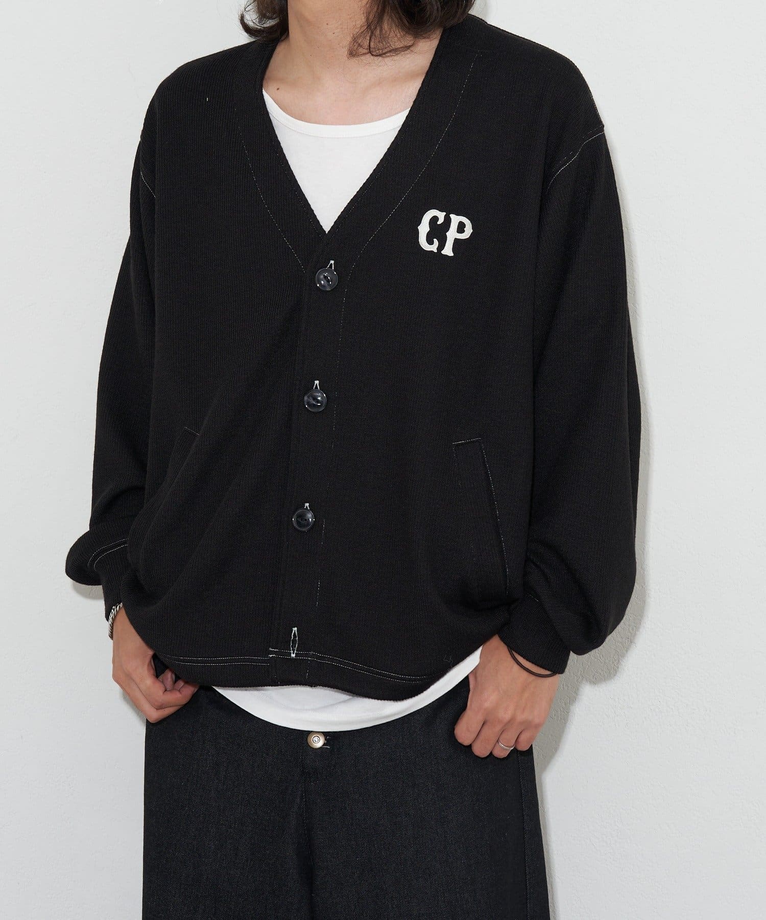 CIAOPANIC(チャオパニック) CPロゴステッチカーディガン