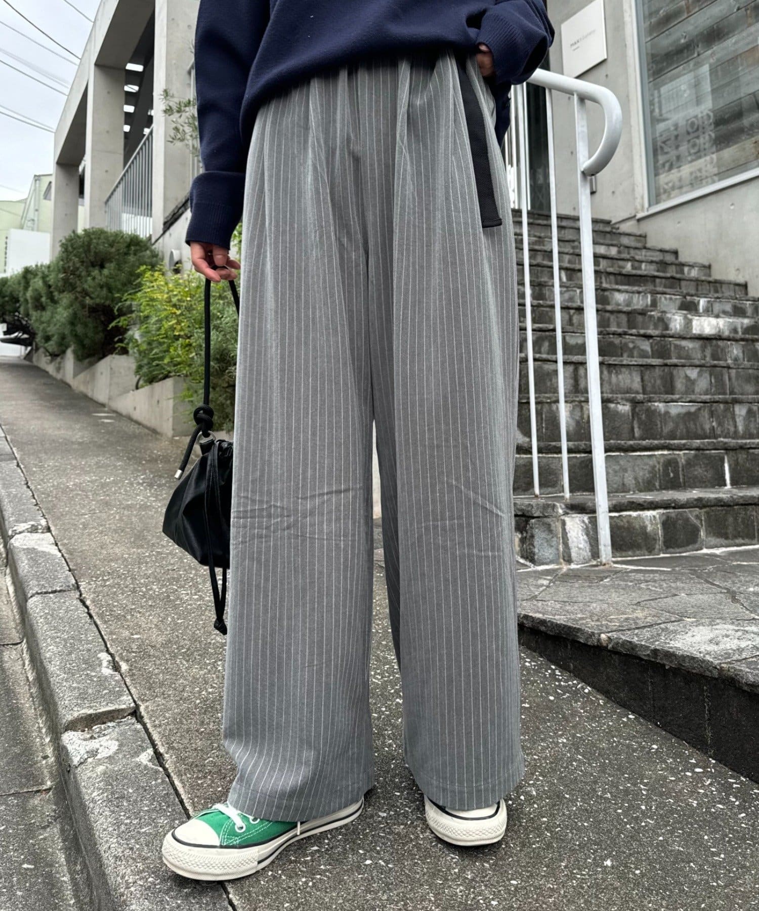 CIAOPANIC TYPY(チャオパニックティピー) 【WEB限定】【UNISEX】サイドベルト付きワイドスラックス