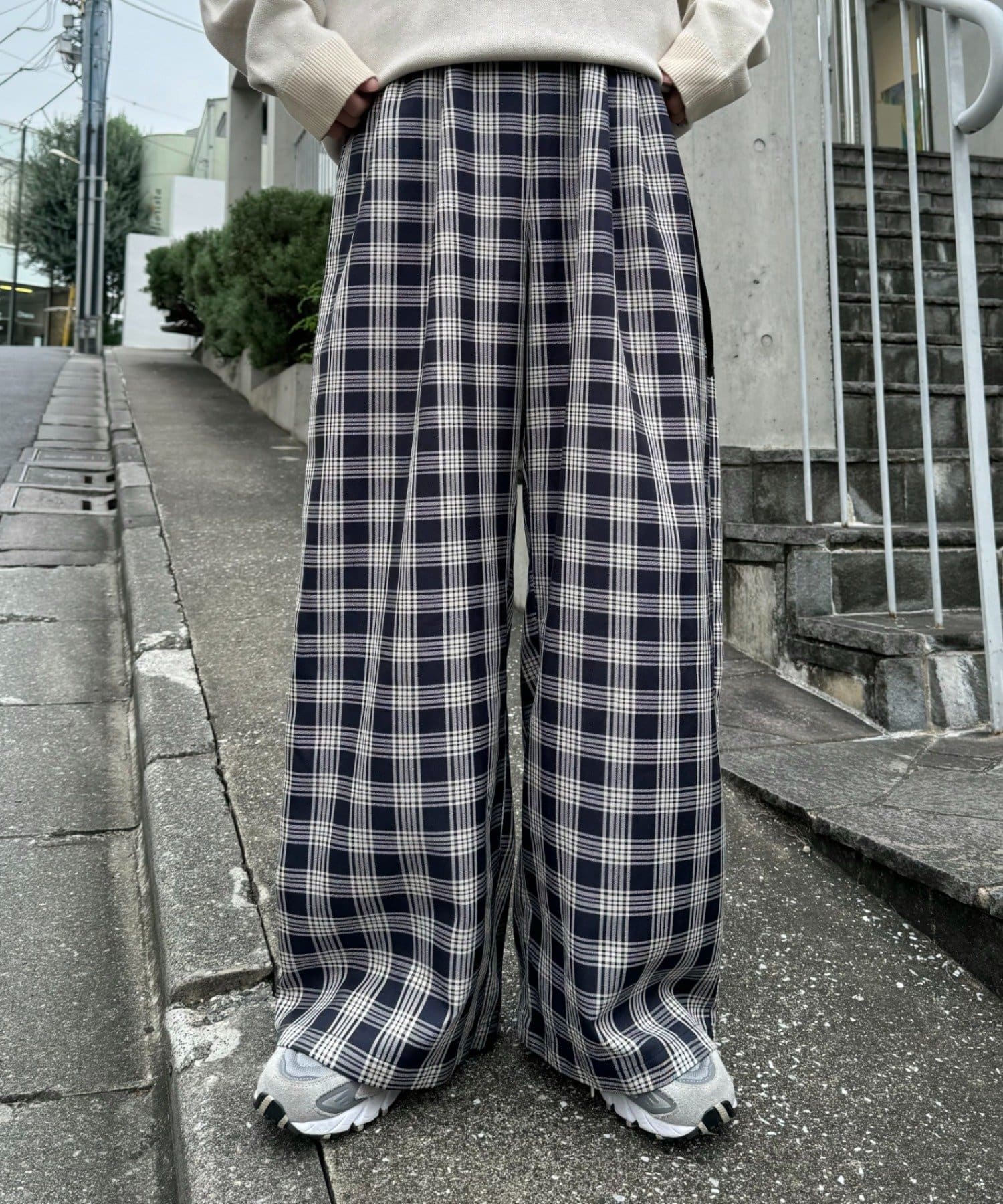 CIAOPANIC TYPY(チャオパニックティピー) 【WEB限定】【UNISEX】サイドベルト付きワイドスラックス