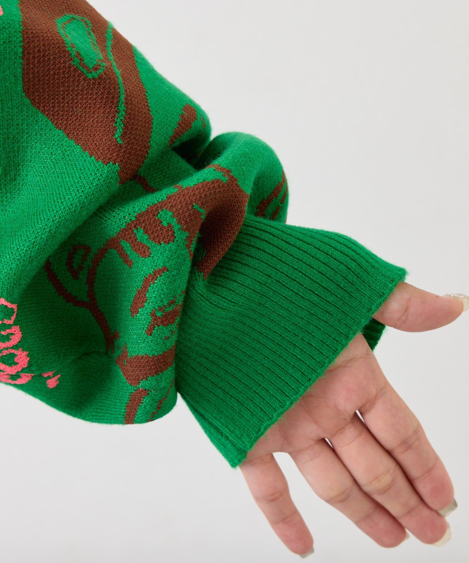 CIAOPANIC TYPY(チャオパニックティピー) 【SOUNDS GOOOOD】アソートフェイス柄ファンキーニット