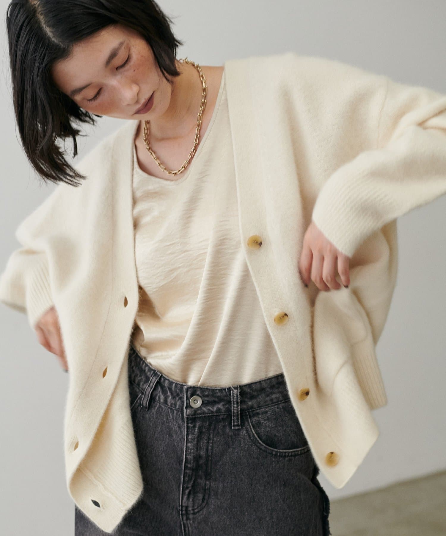 LARUTA(ラルータ) ふわふわカーディガン