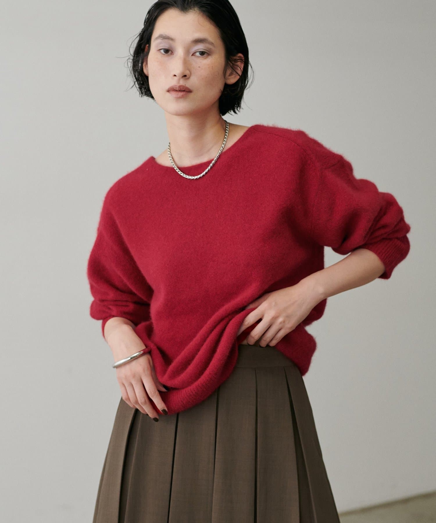 LARUTA(ラルータ) 2WAYニットプルオーバー