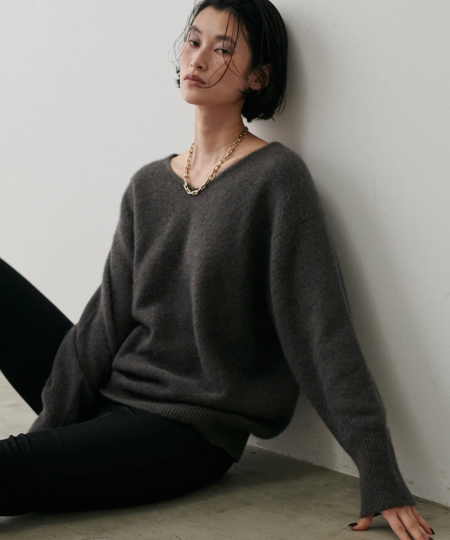 LARUTA(ラルータ) 2WAYニットプルオーバー