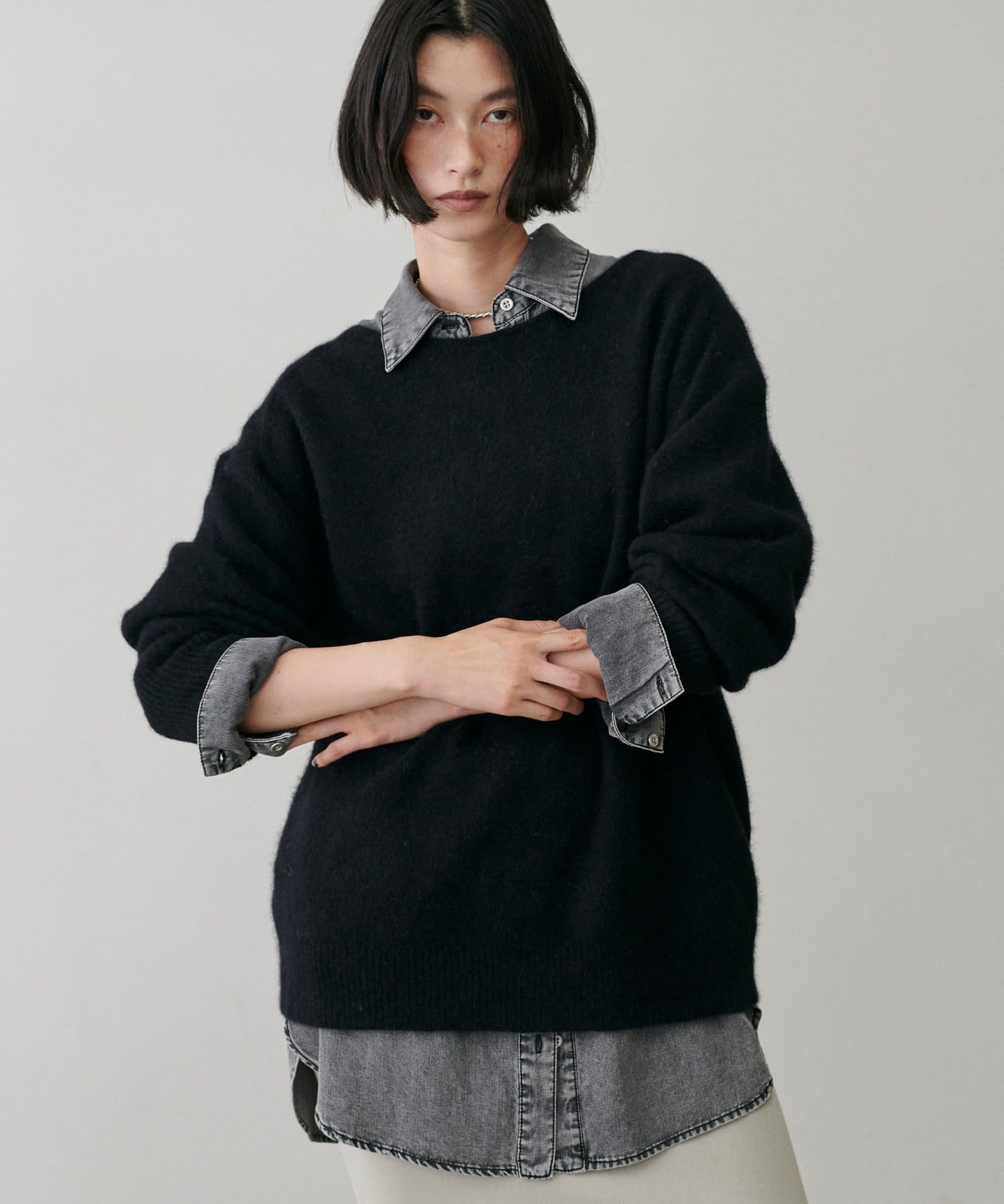 LARUTA(ラルータ) 2WAYニットプルオーバー