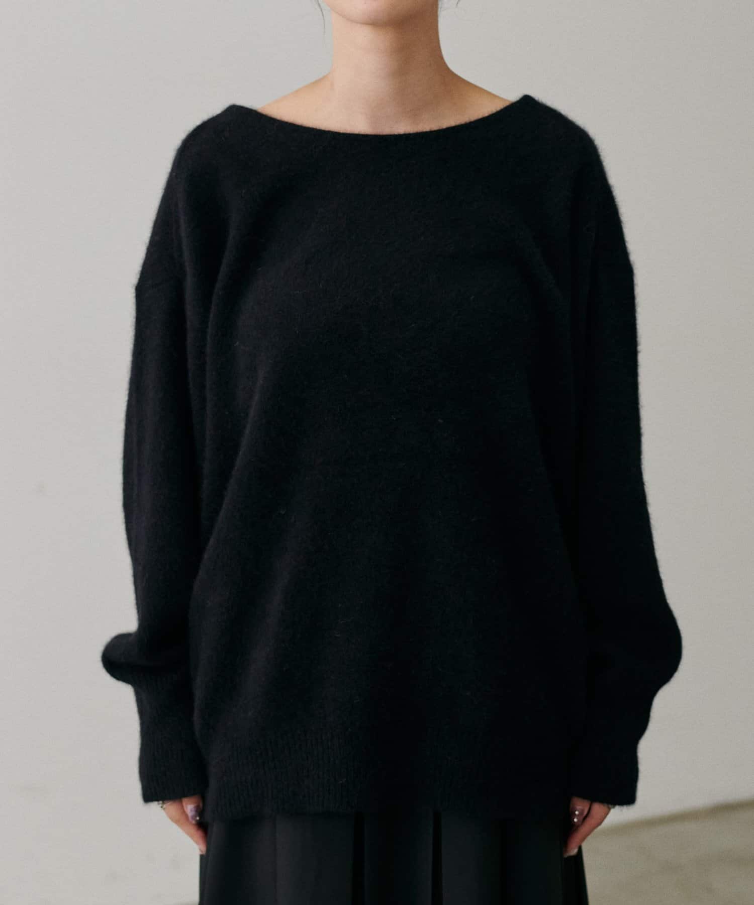 LARUTA(ラルータ) フォックス混2WAYニットプルオーバー