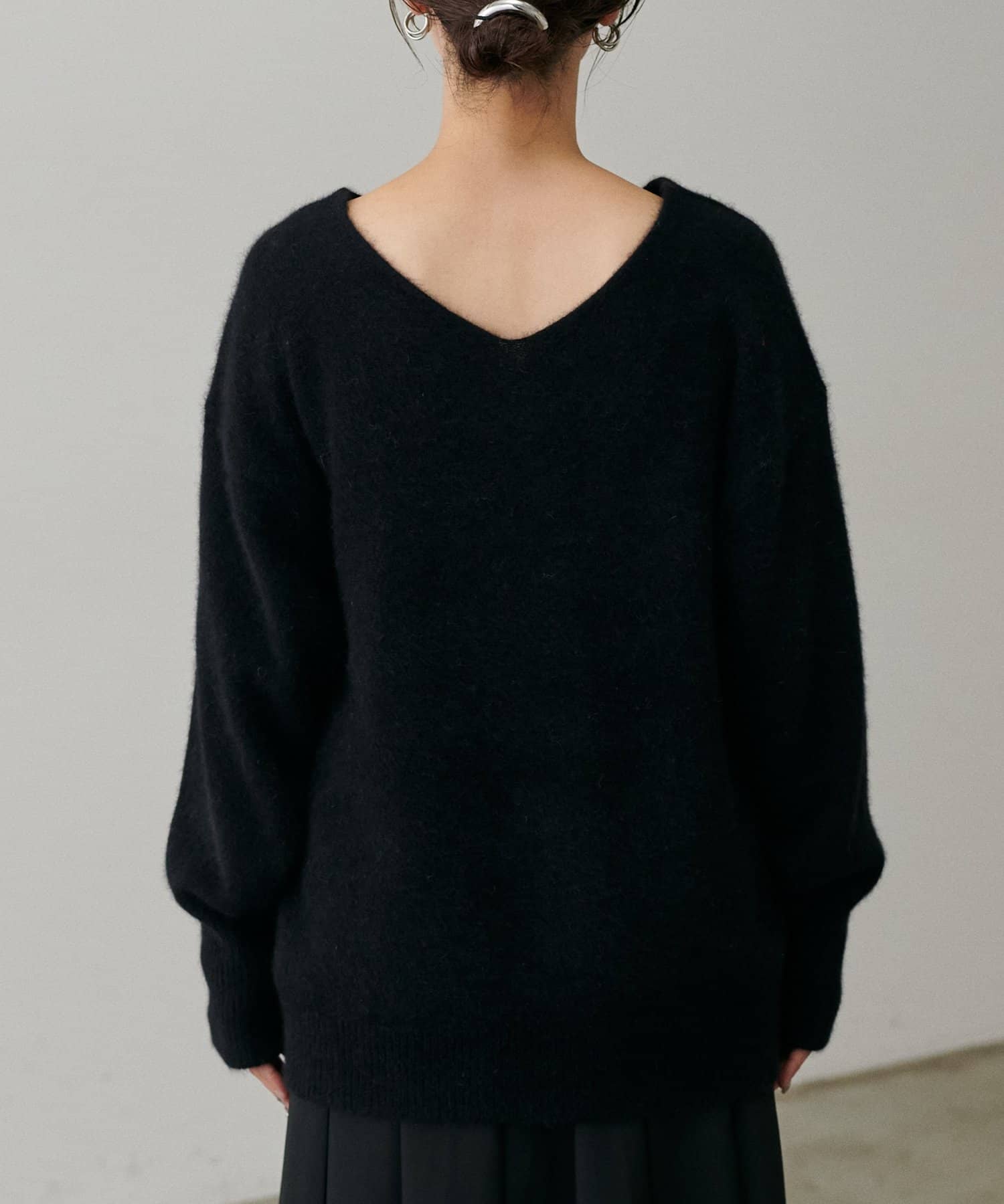 LARUTA(ラルータ) フォックス混2WAYニットプルオーバー