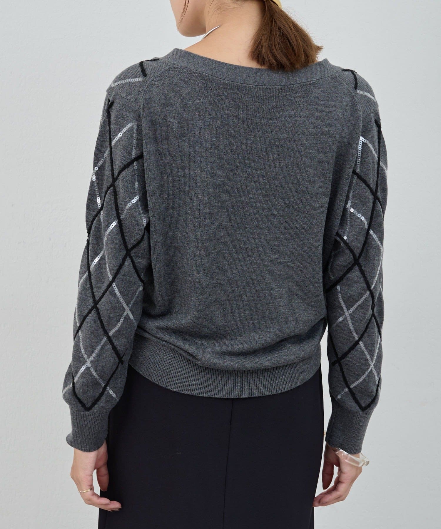 SHENERY(シーナリー) アーガイルニットカーディガン