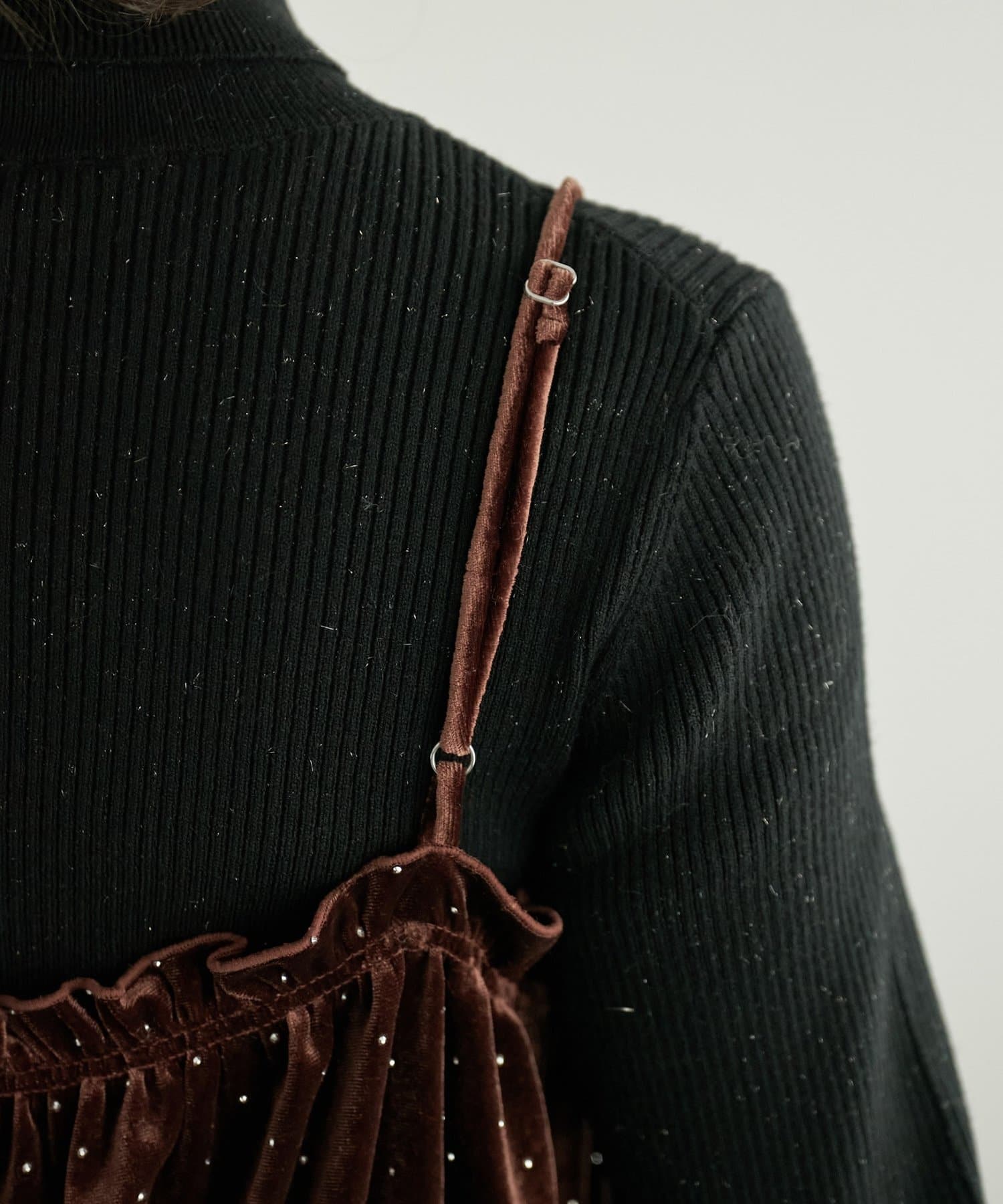 DISCOAT(ディスコート) 【umm.】キラキラシャーリングキャミ