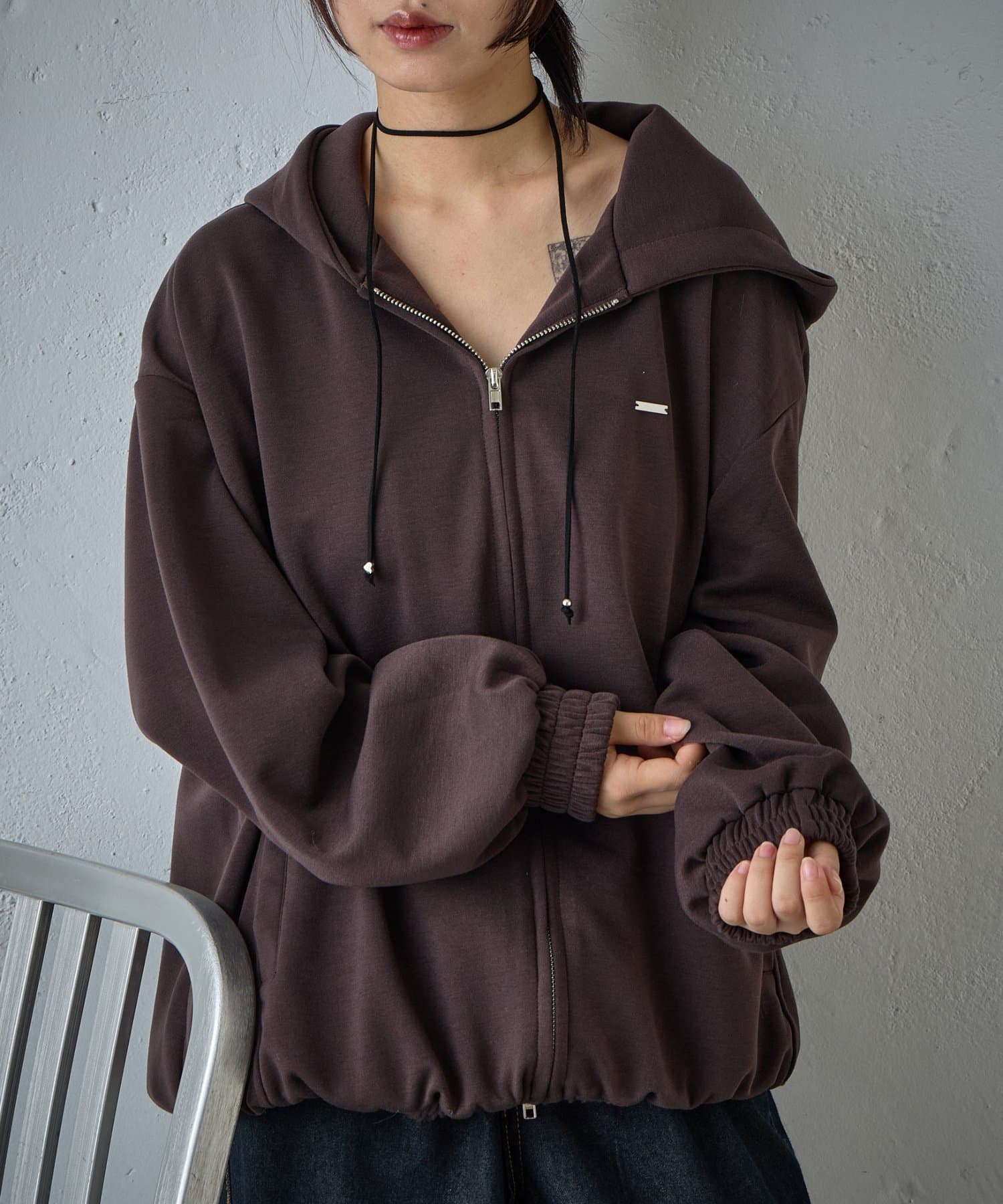 -goocy-(グーシー) スムースダンボールBIGパーカー