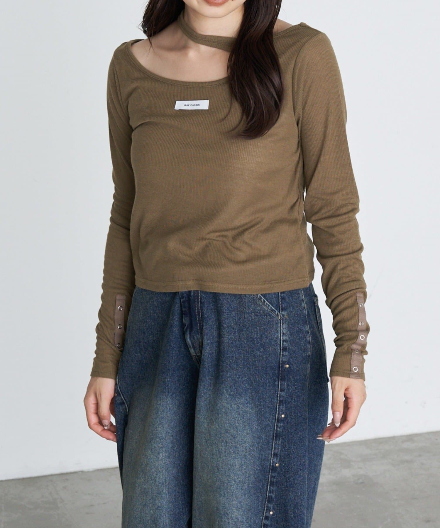 RAY CASSIN(レイカズン) デザインシアーロンTシャツ