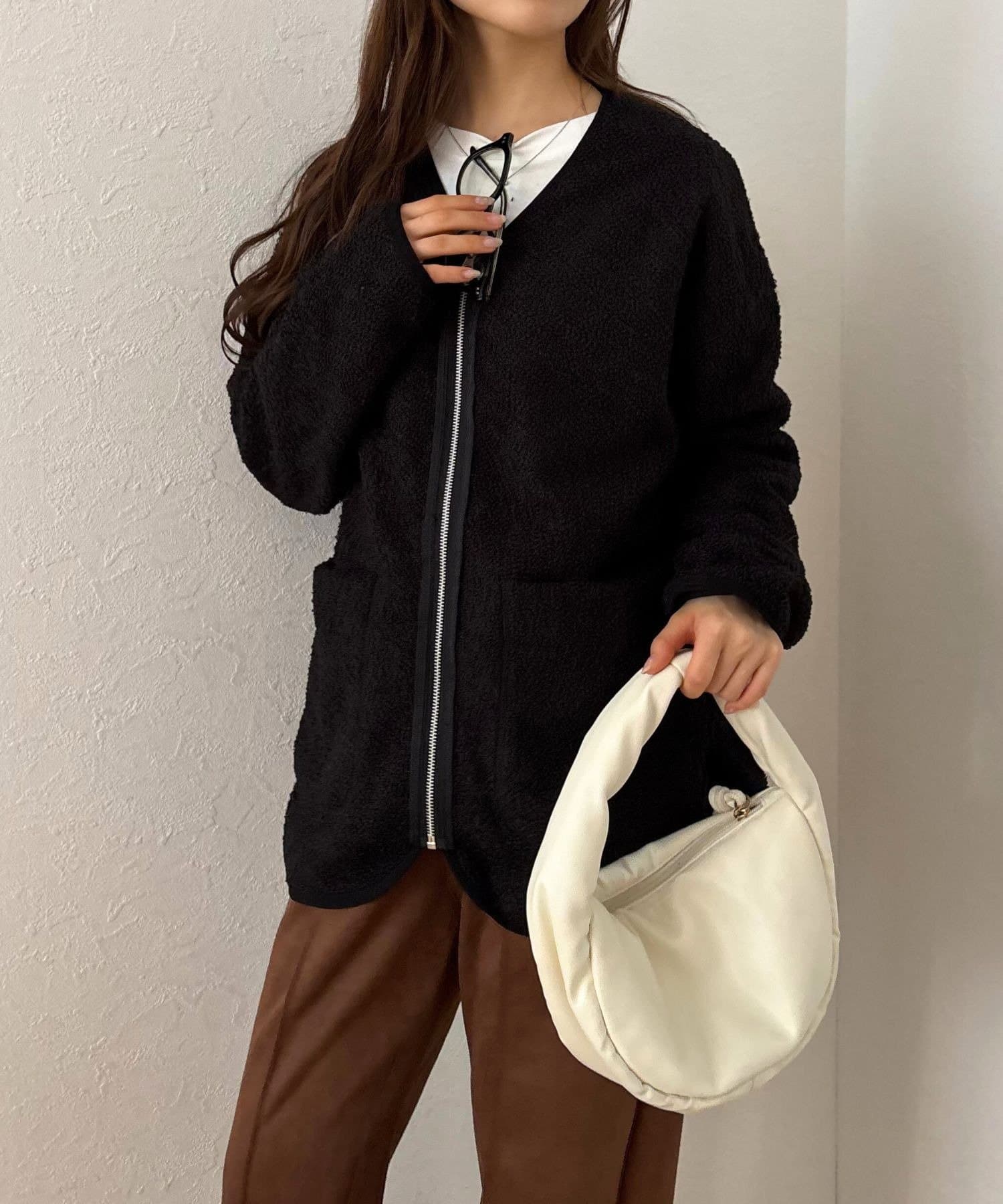 LOCUST(ローカスト) 【お手入れ簡単】 ボアジャンパー