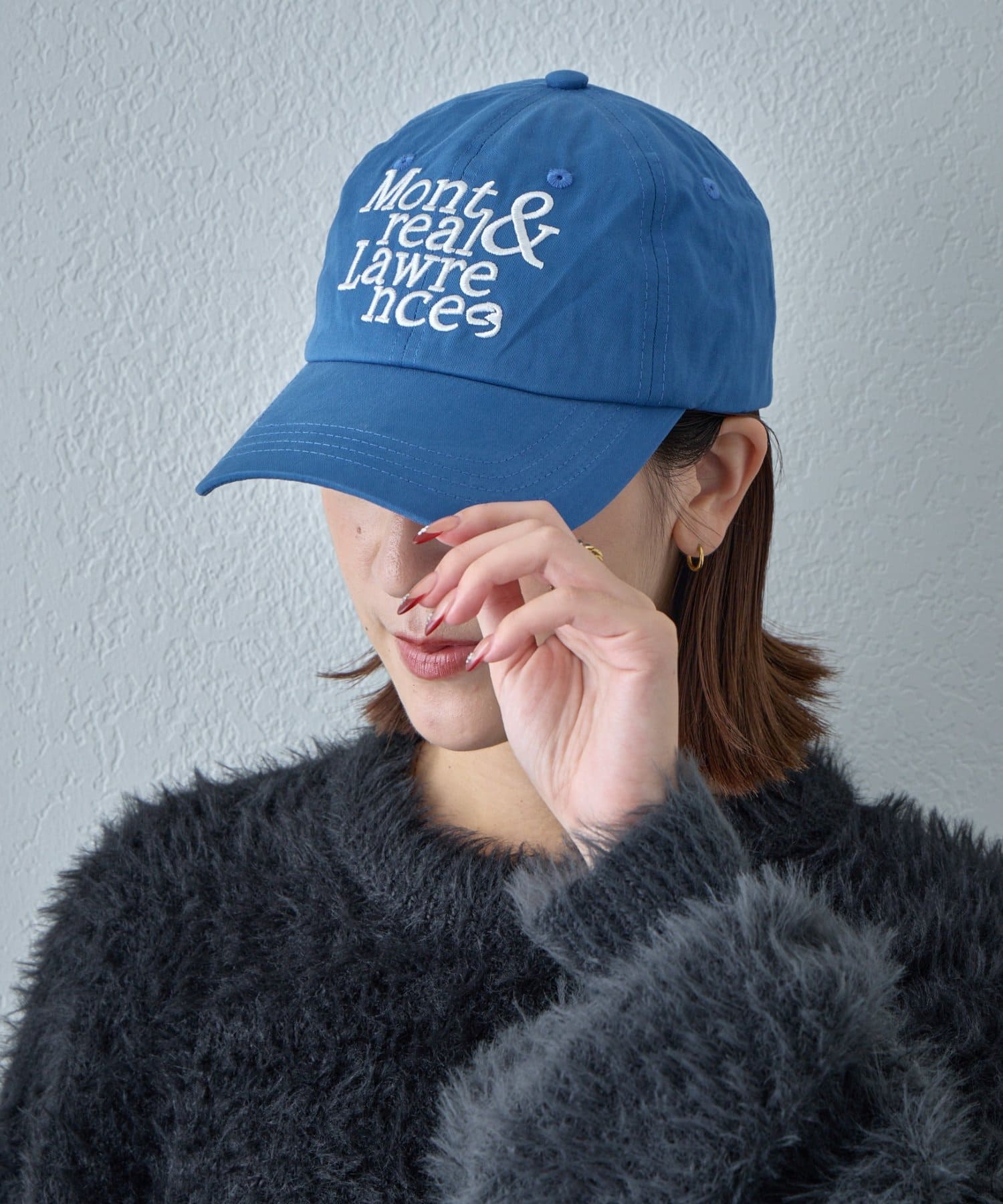 -goocy-(グーシー) コットンロゴ刺繍キャップ