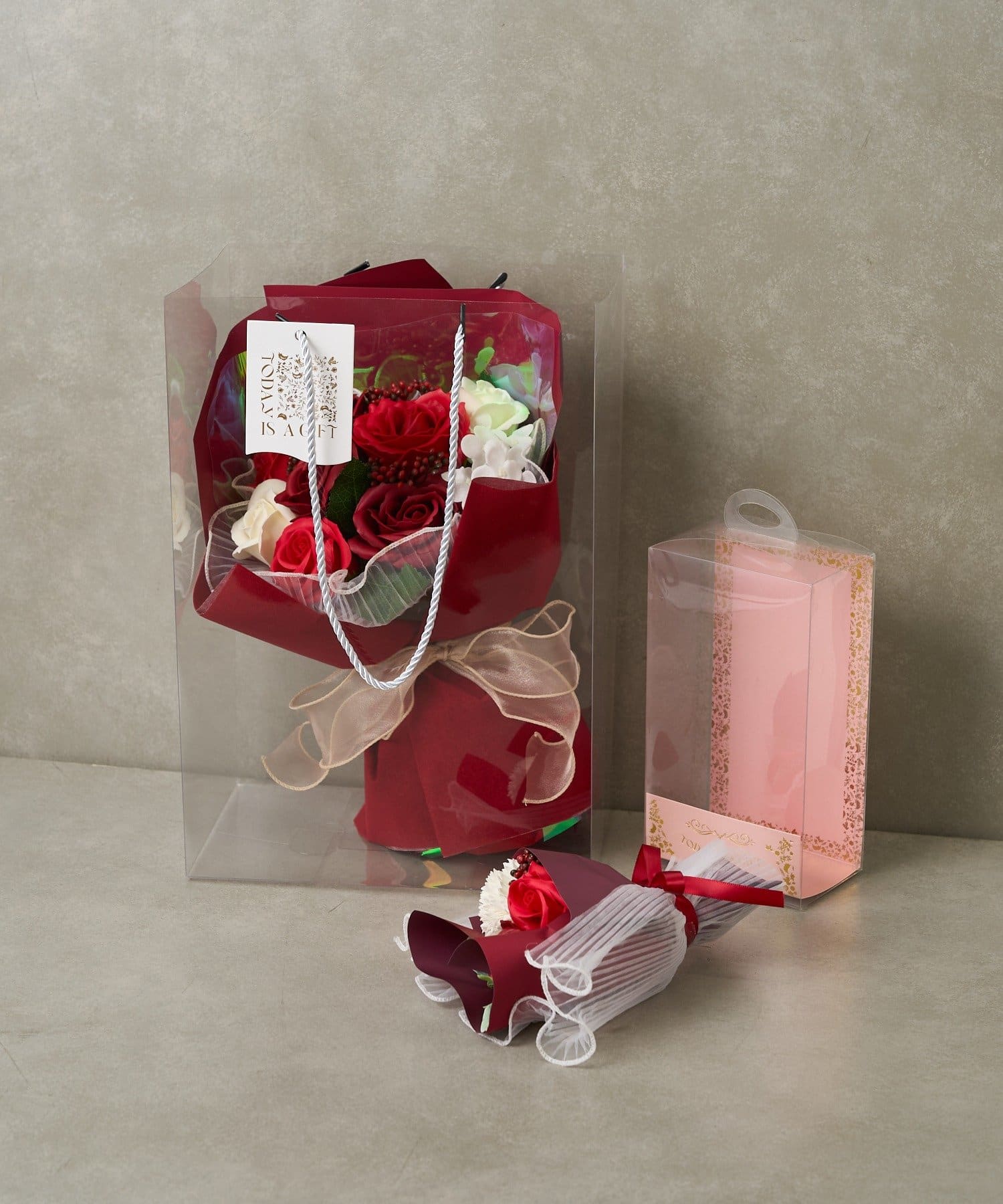 BIRTHDAY BAR(バースデイバー) Soap Flower Bouquet Noel Rouge