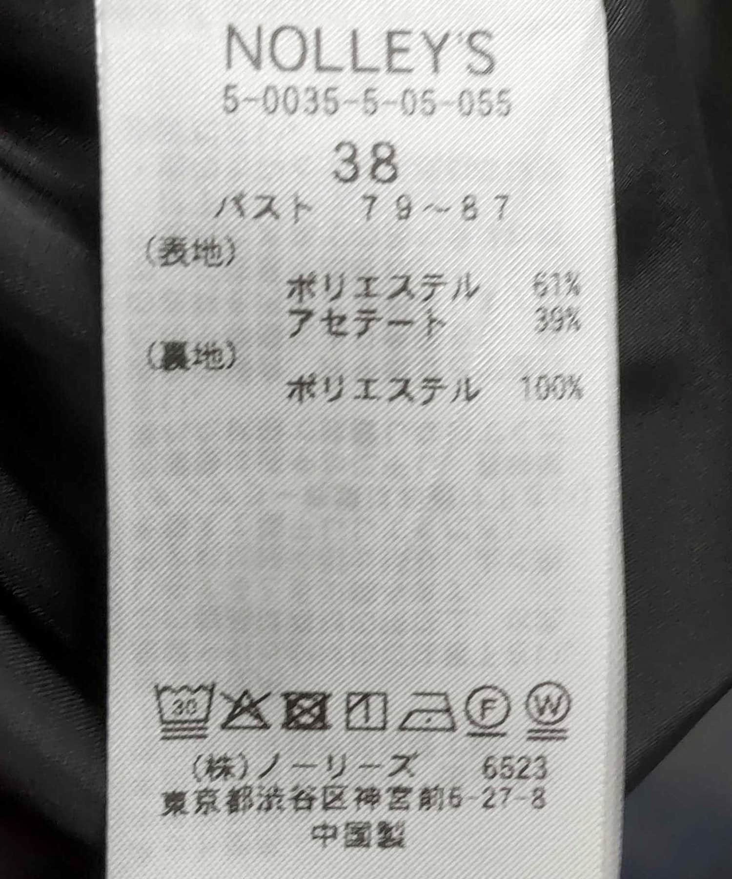 NOLLEY'S(ノーリーズ) 《セットアップ対応》ウォッシャブルストレッチギャバテーラードジャケット