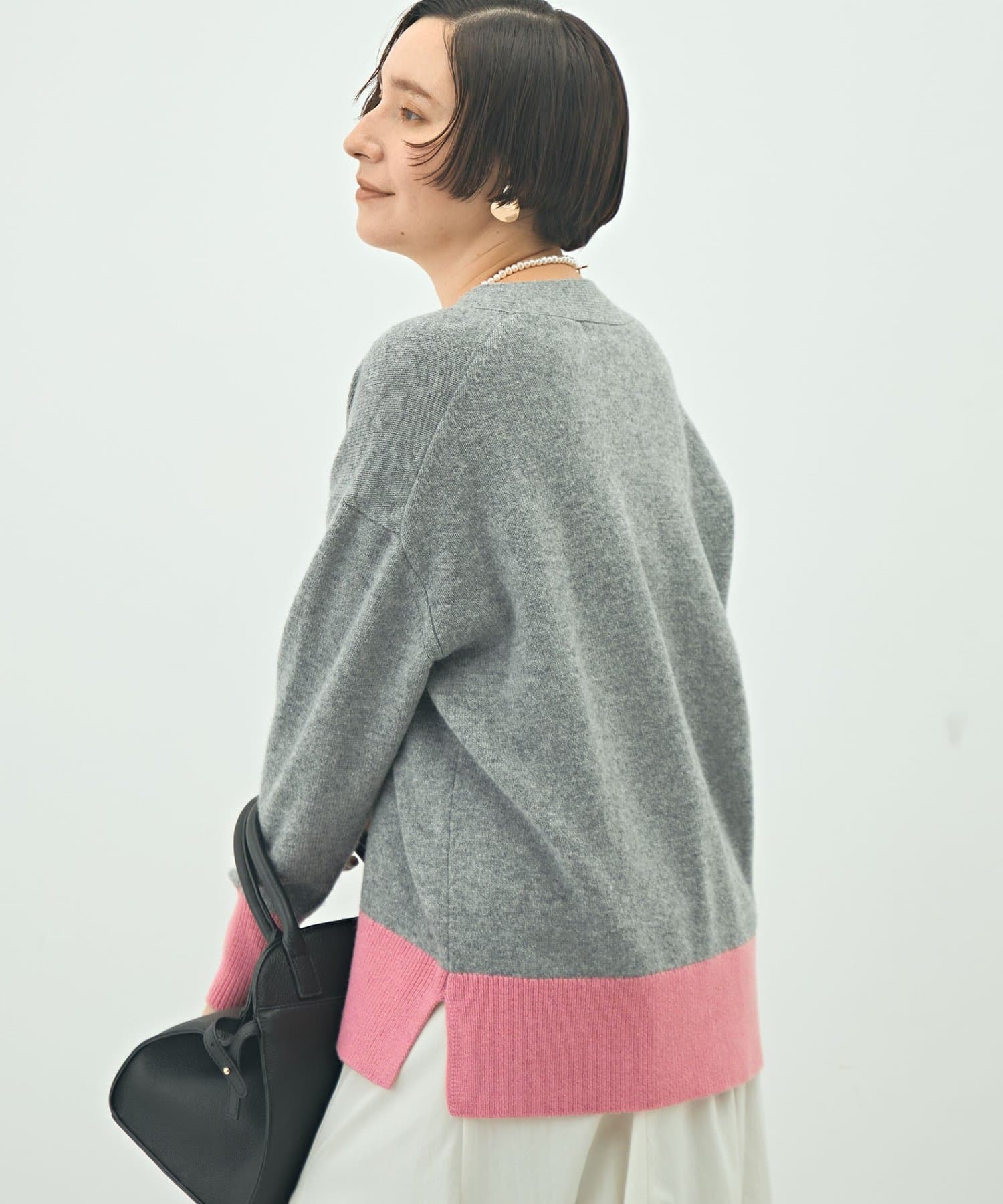 NOLLEY'S(ノーリーズ) 5GノアリスゆったりVネックカーディガン