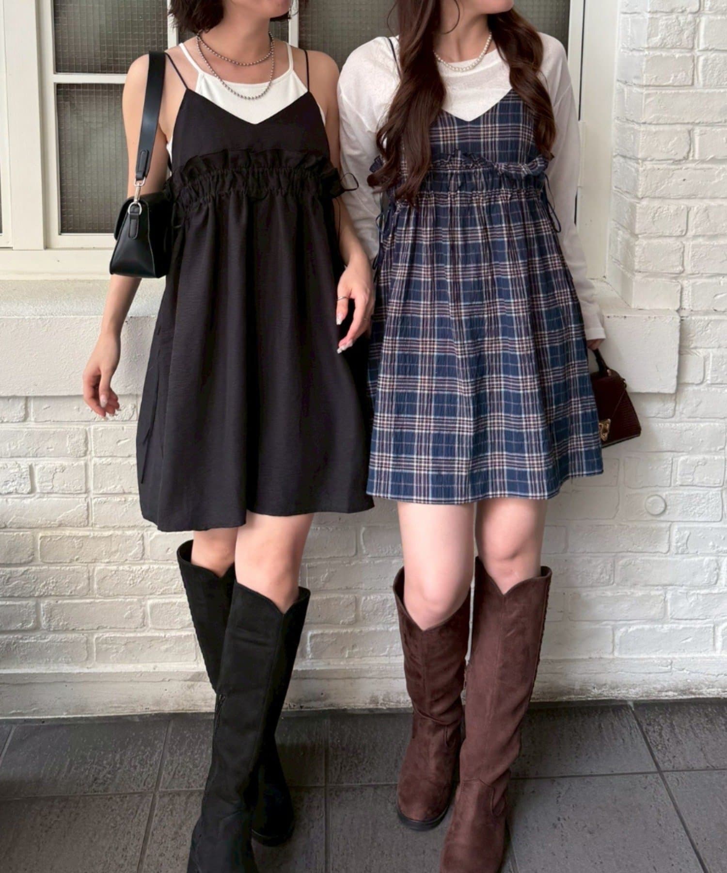 NICE CLAUP / OLIVE des OLIVE OUTLET(ナイスクラップ  / オリーブ デ オリーブ アウトレット) 【RMAF】2WAYキャミチュニック