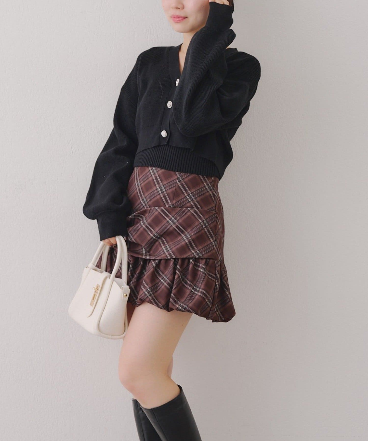 NICE CLAUP / OLIVE des OLIVE OUTLET(ナイスクラップ  / オリーブ デ オリーブ アウトレット) 【RMAF】カーデ&キャミニットセット