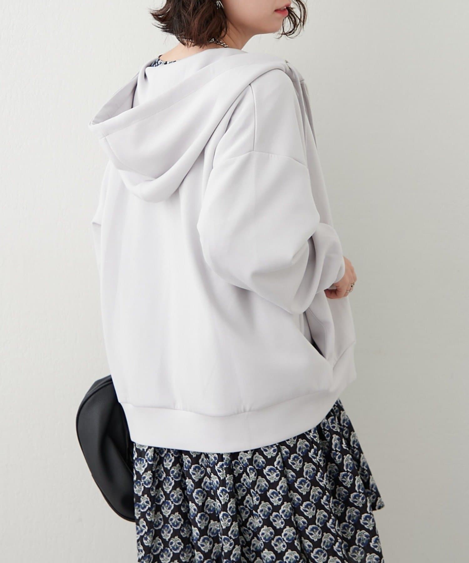 NICE CLAUP / OLIVE des OLIVE OUTLET(ナイスクラップ  / オリーブ デ オリーブ アウトレット) 【RMAF】コクーンZIPパーカー