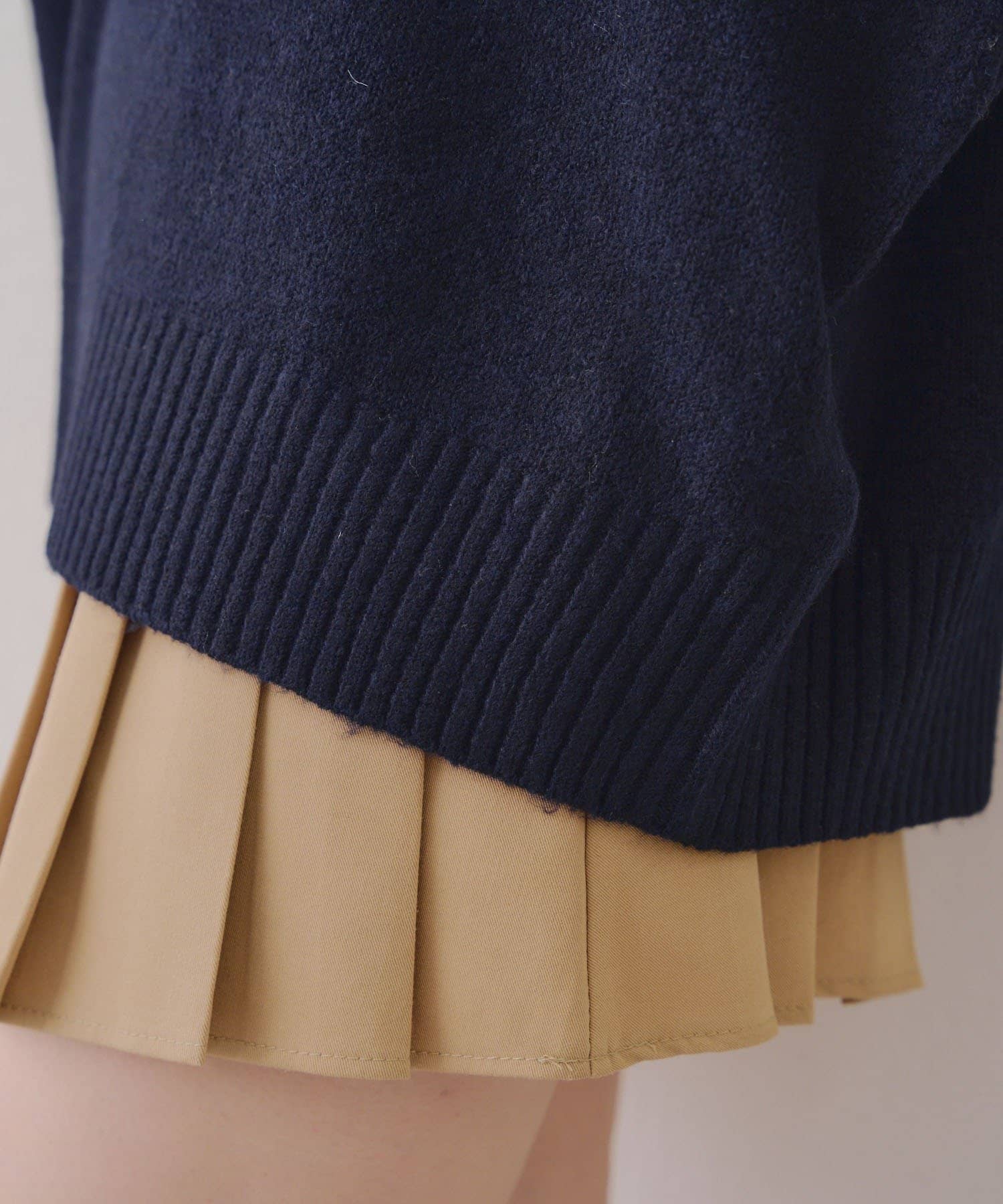 NICE CLAUP / OLIVE des OLIVE OUTLET(ナイスクラップ  / オリーブ デ オリーブ アウトレット) 【RMAF】モチーフカレッジもちもちニット