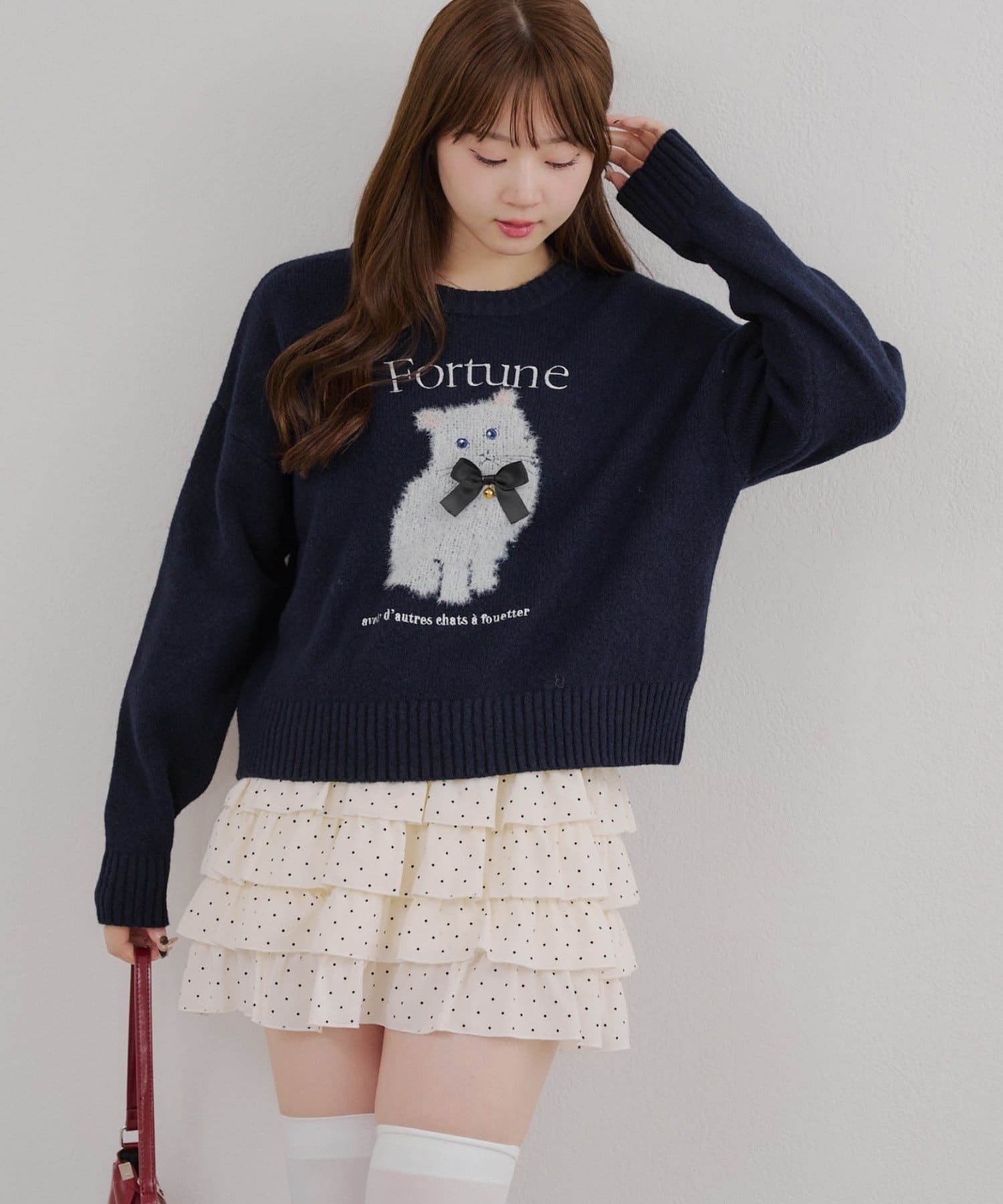 NICE CLAUP / OLIVE des OLIVE OUTLET(ナイスクラップ  / オリーブ デ オリーブ アウトレット) ふわふわ感がかわいい♡こだわりのアニマルニット