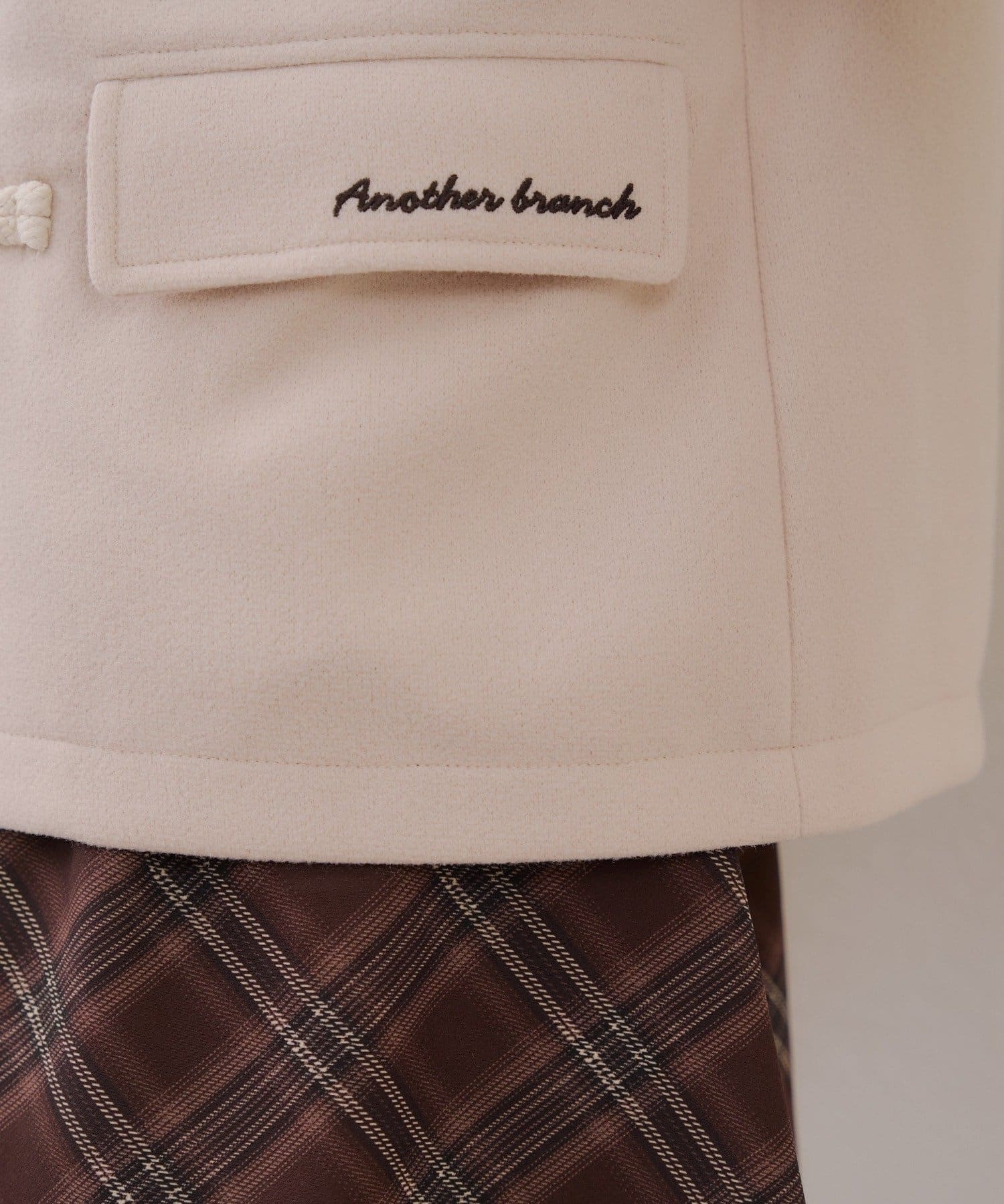 NICE CLAUP / OLIVE des OLIVE OUTLET(ナイスクラップ  / オリーブ デ オリーブ アウトレット) 【RMAF】ファー付きダッフルコート