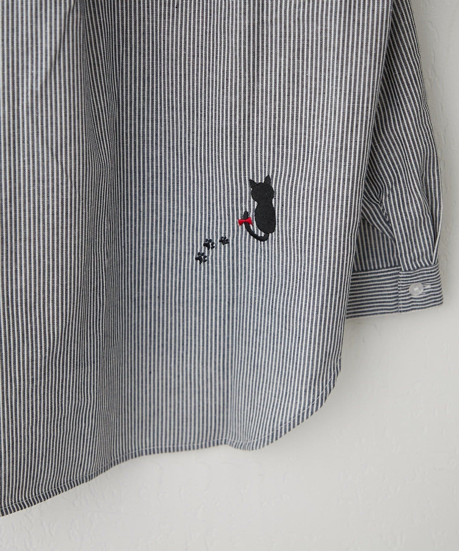 NICE CLAUP / OLIVE des OLIVE OUTLET(ナイスクラップ  / オリーブ デ オリーブ アウトレット) 【RMAF】キャットBIGシャツ