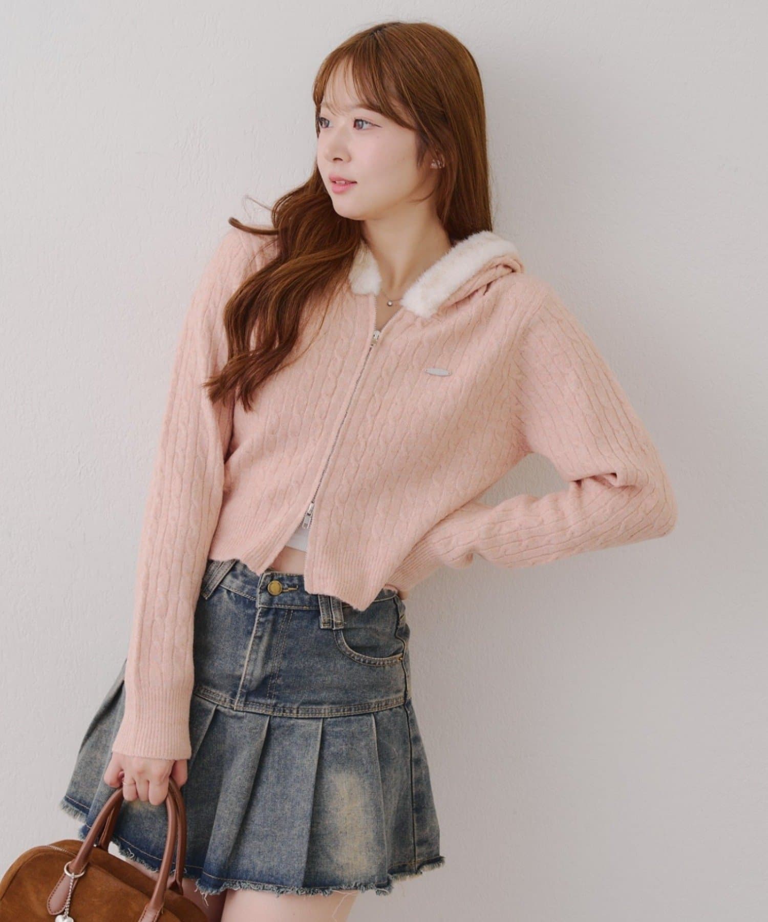 Remind me and forever(リマインドミーアンドフォーエバー) フードファーケーブルパーカー