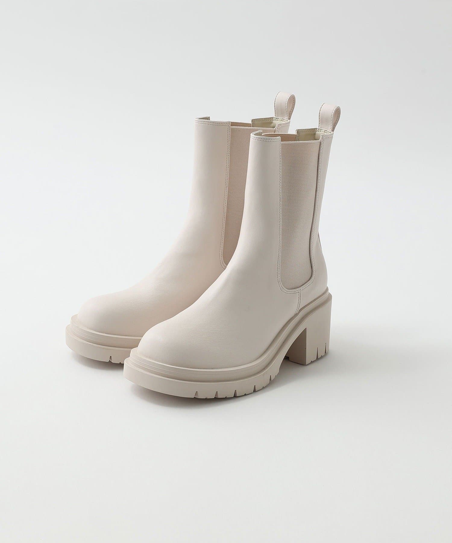 NICE CLAUP / OLIVE des OLIVE OUTLET(ナイスクラップ  / オリーブ デ オリーブ アウトレット) 【one after another】タンク底サイドゴアブーツ