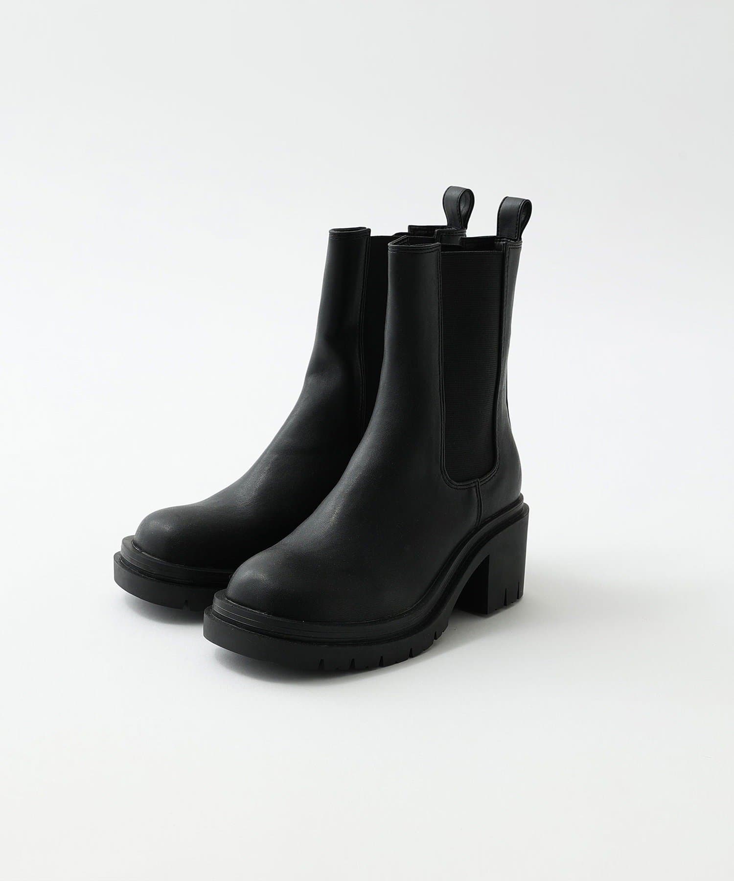 NICE CLAUP / OLIVE des OLIVE OUTLET(ナイスクラップ  / オリーブ デ オリーブ アウトレット) 【one after another】タンク底サイドゴアブーツ