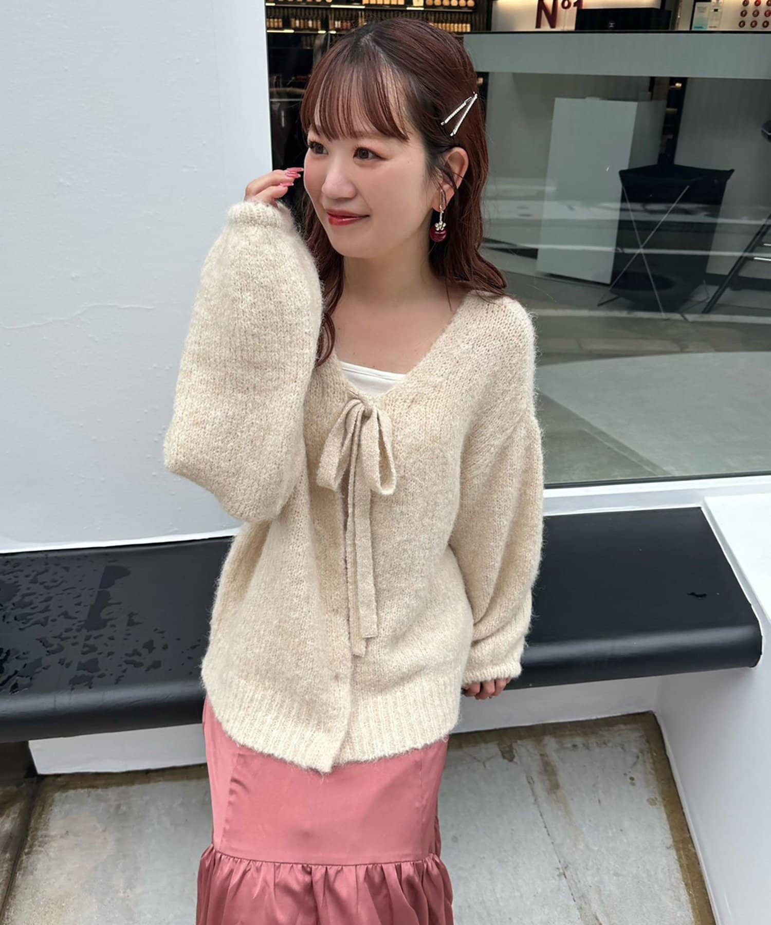 NICE CLAUP / OLIVE des OLIVE OUTLET(ナイスクラップ  / オリーブ デ オリーブ アウトレット) 【one after another】あやニット