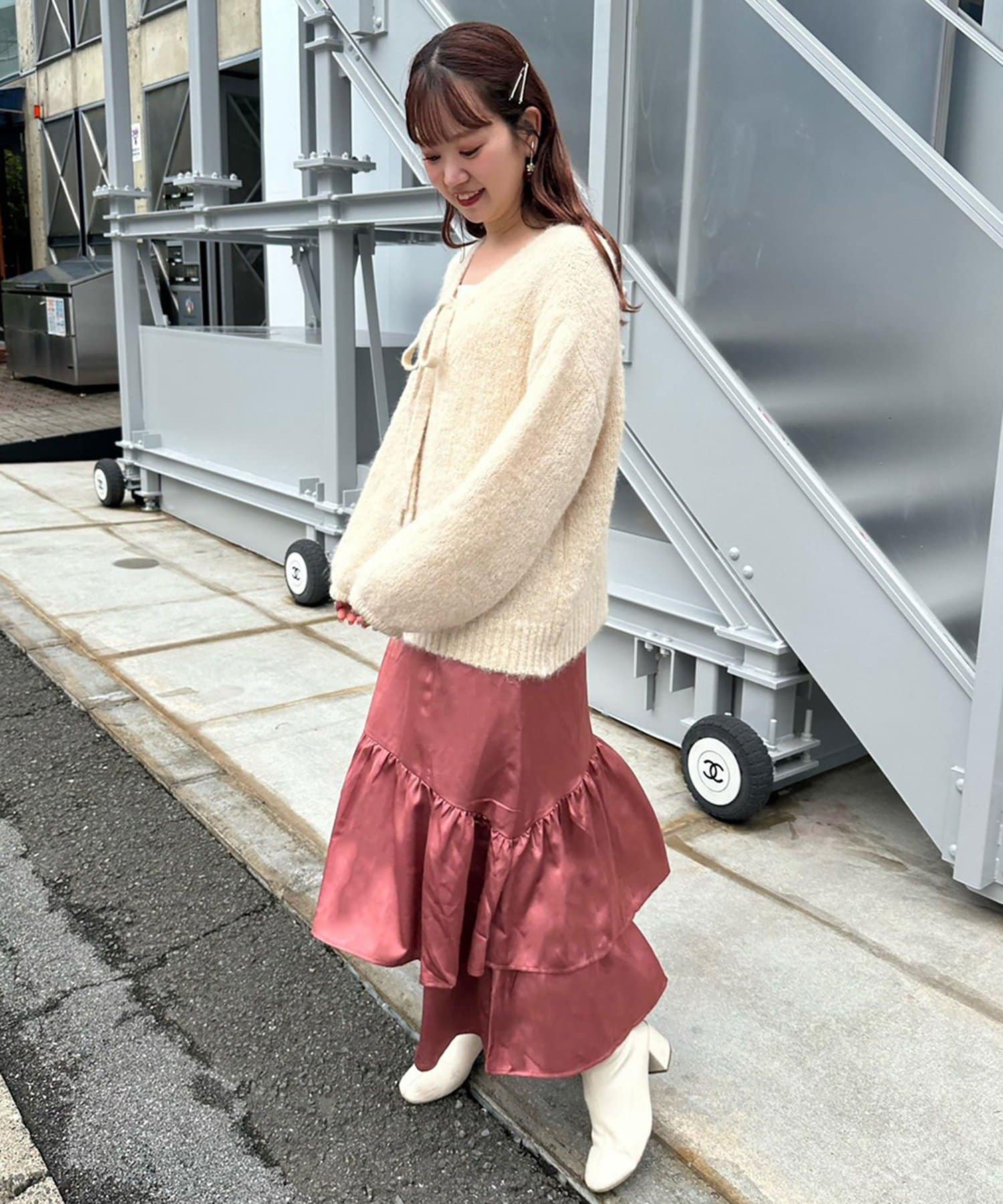 NICE CLAUP / OLIVE des OLIVE OUTLET(ナイスクラップ  / オリーブ デ オリーブ アウトレット) 【one after another】あやニット