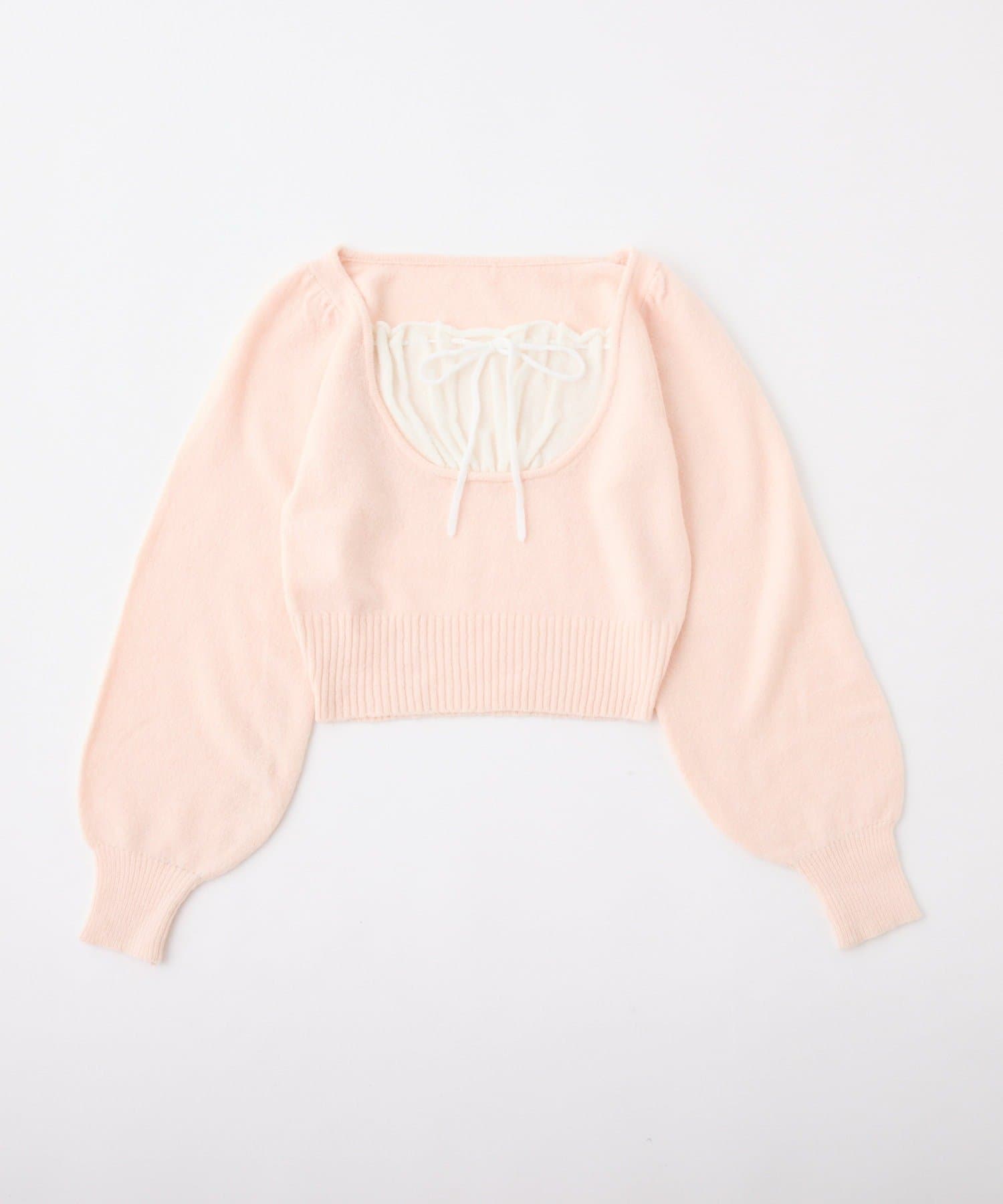 NICE CLAUP / OLIVE des OLIVE OUTLET(ナイスクラップ  / オリーブ デ オリーブ アウトレット) 【one after another】レイヤーニット