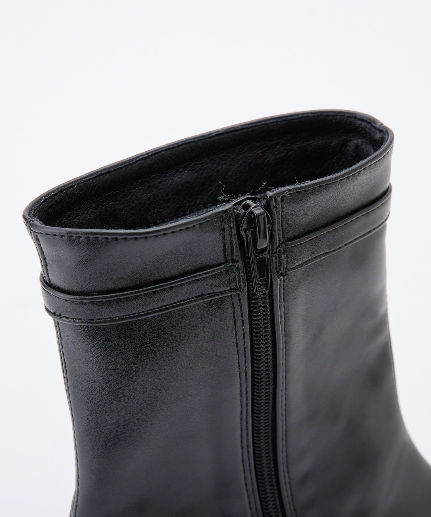 NICE CLAUP / OLIVE des OLIVE OUTLET(ナイスクラップ  / オリーブ デ オリーブ アウトレット) ビジューバックル付きショートブーツ