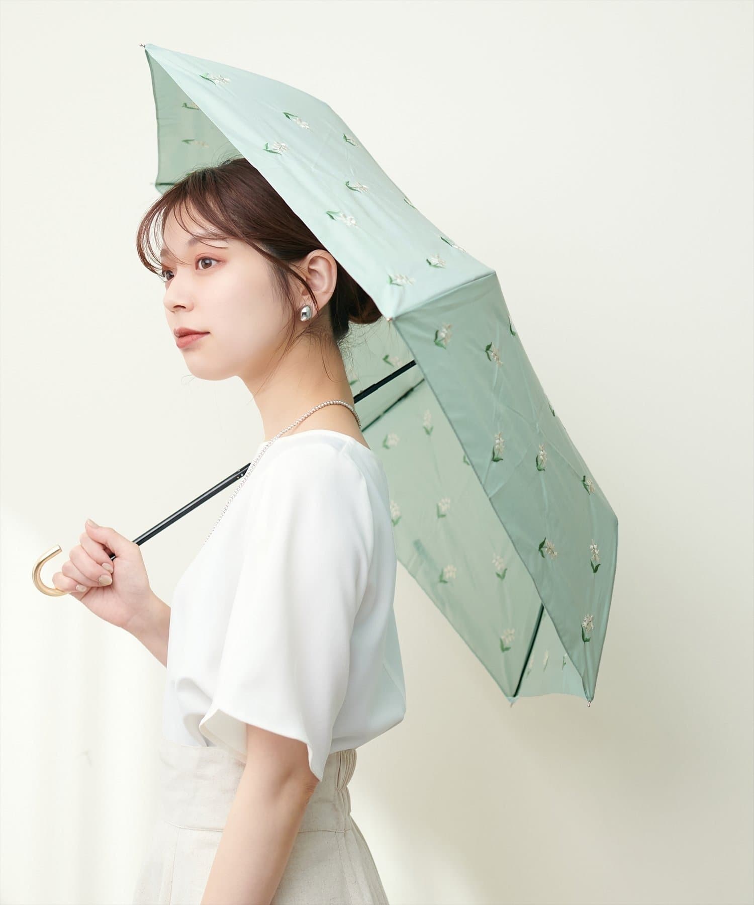 NICE CLAUP / OLIVE des OLIVE OUTLET(ナイスクラップ  / オリーブ デ オリーブ アウトレット) Mapetal 折りたたみ傘