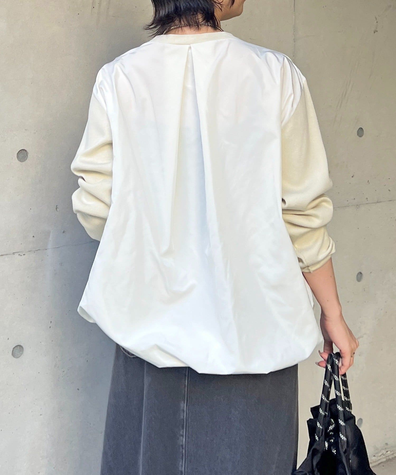 Croisiere(クロジエール) 【ゆるっと楽ちん、でもお洒落】ドロストプルオーバー