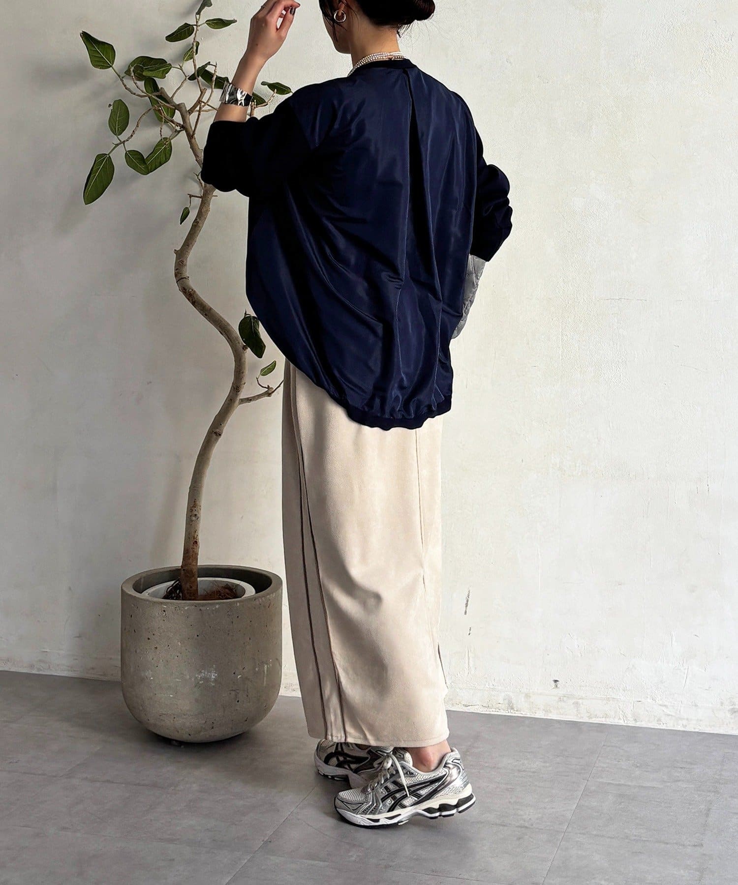 Croisiere(クロジエール) 【ゆるっと楽ちん、でもお洒落】ドロストプルオーバー