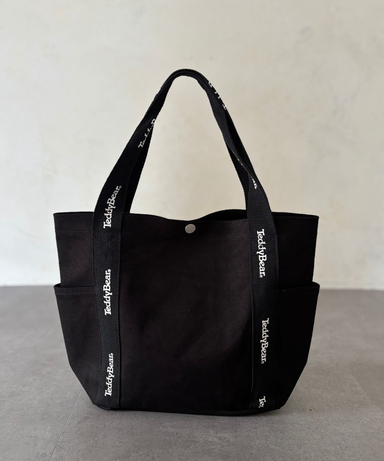 LOCUST(ローカスト) 【マチあり・大容量!!】Teddyロゴ入りキャンバストート