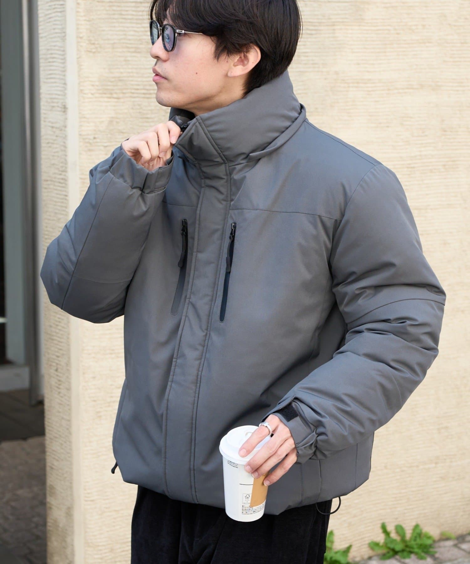 CIAOPANIC TYPY(チャオパニックティピー) 【ユニセックス】防風/中綿/2WAYウォーマーパッファーブルゾン