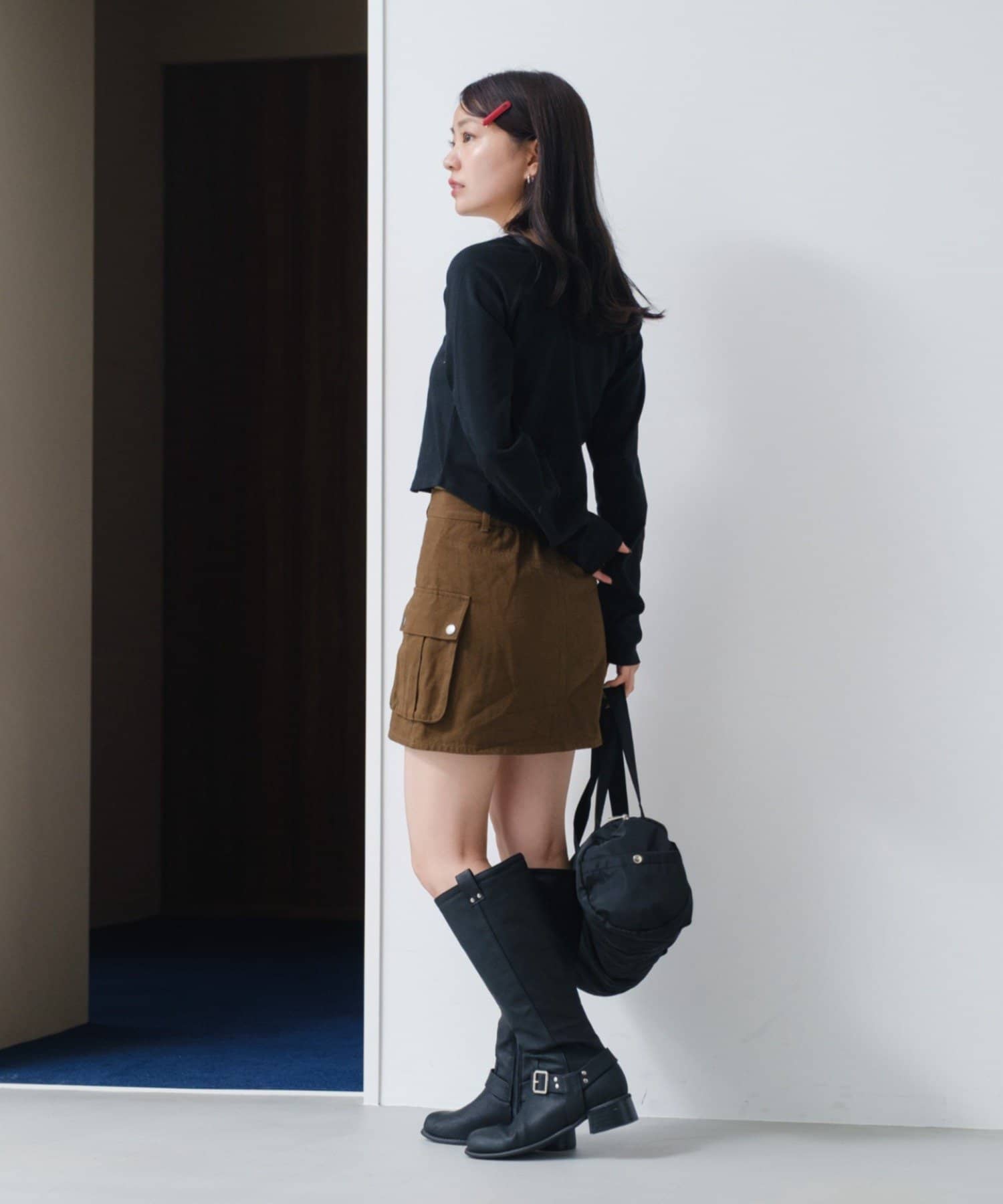Kastane(カスタネ) 【WEB・一部店舗限定】スタッズチビロゴTEE