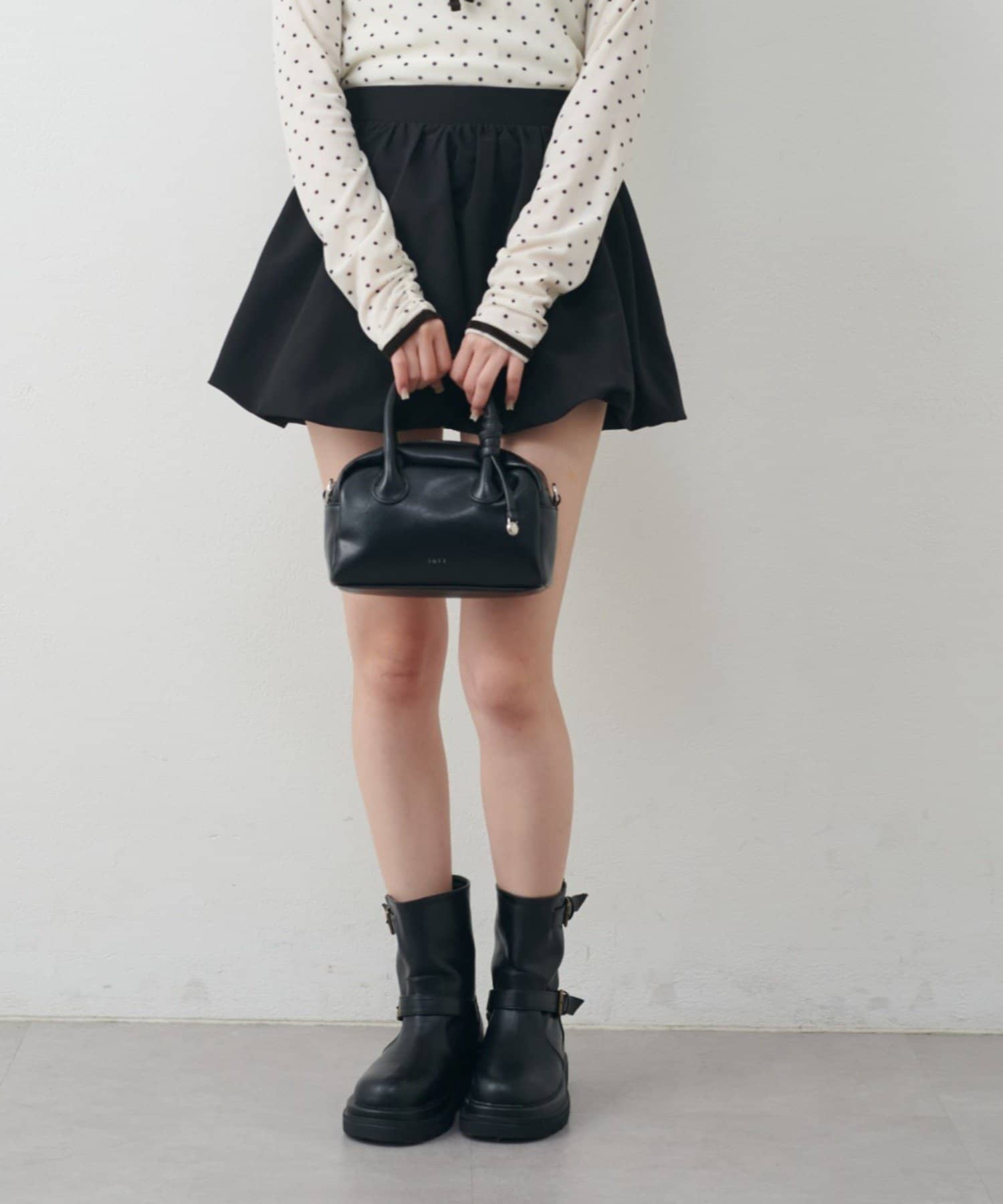 mline(エムライン) [mline]loti ロゴサークル ボストンBAG