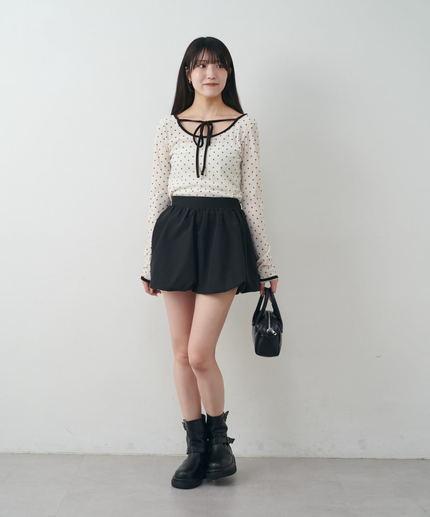 mline(エムライン) [mline]loti ロゴサークル ボストンBAG