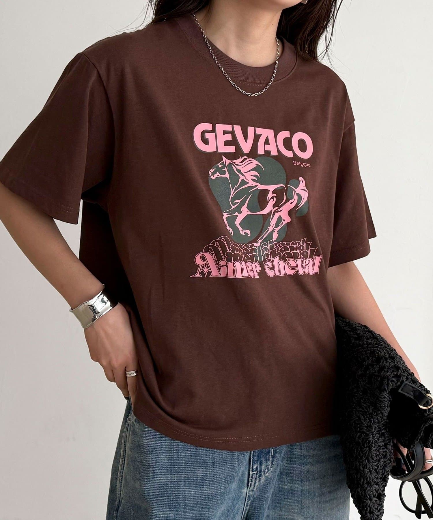 FREDY & GLOSTER(フレディ アンド グロスター) 【GEVACO】フロントプリントTシャツ